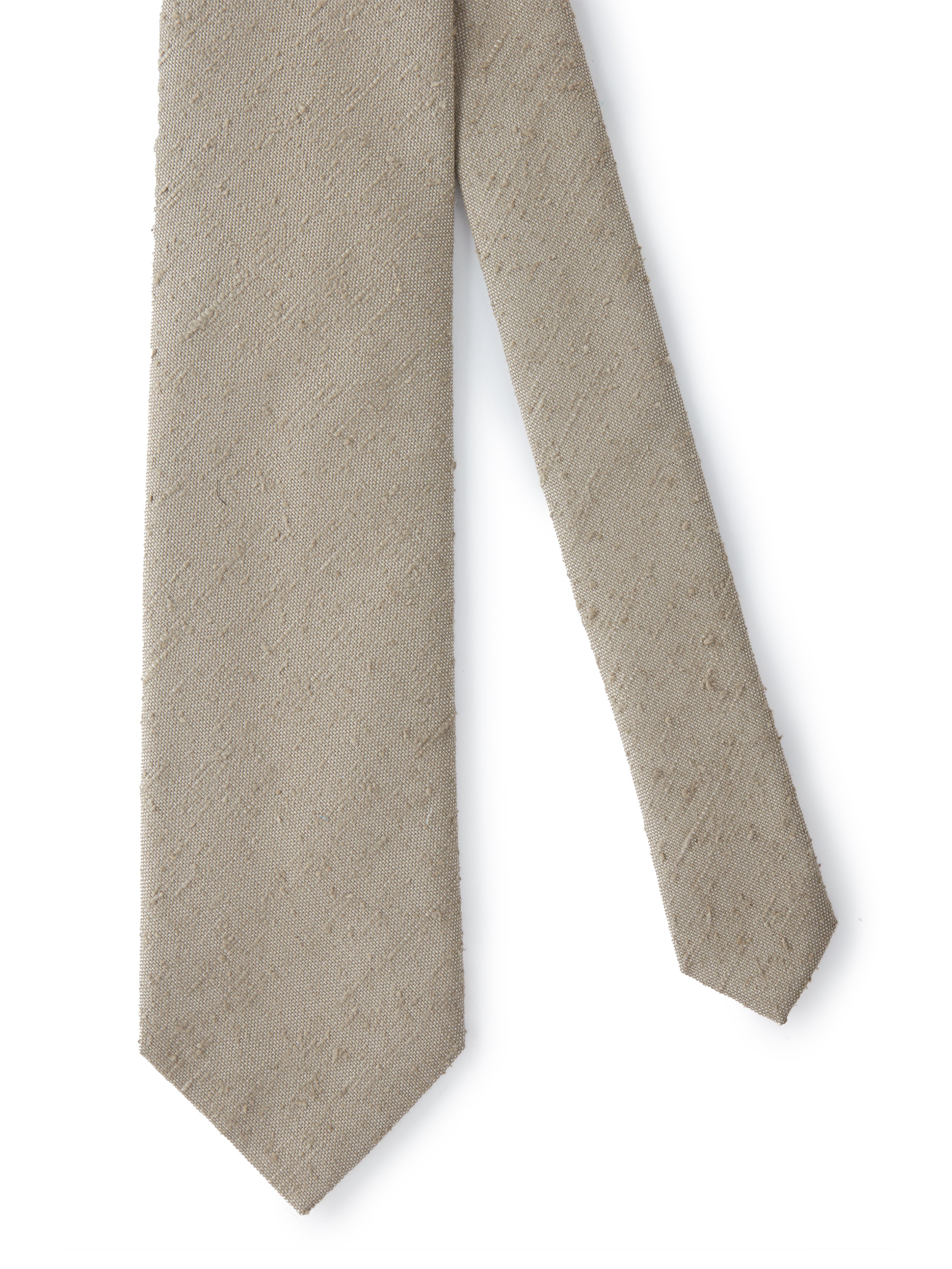English Silk Shantung Tie - Sage