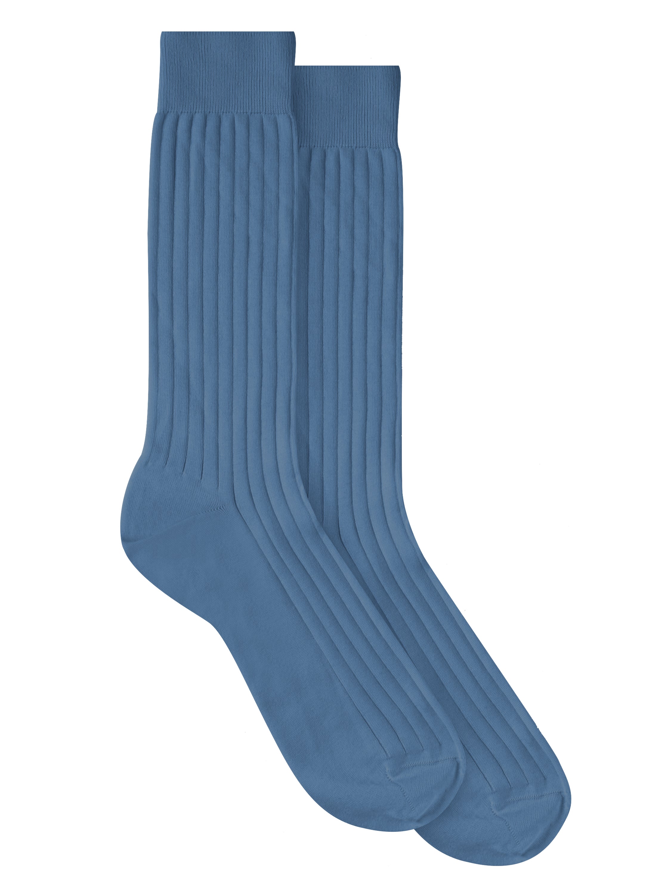 Short Pantherella Cotton Socks - Smoke