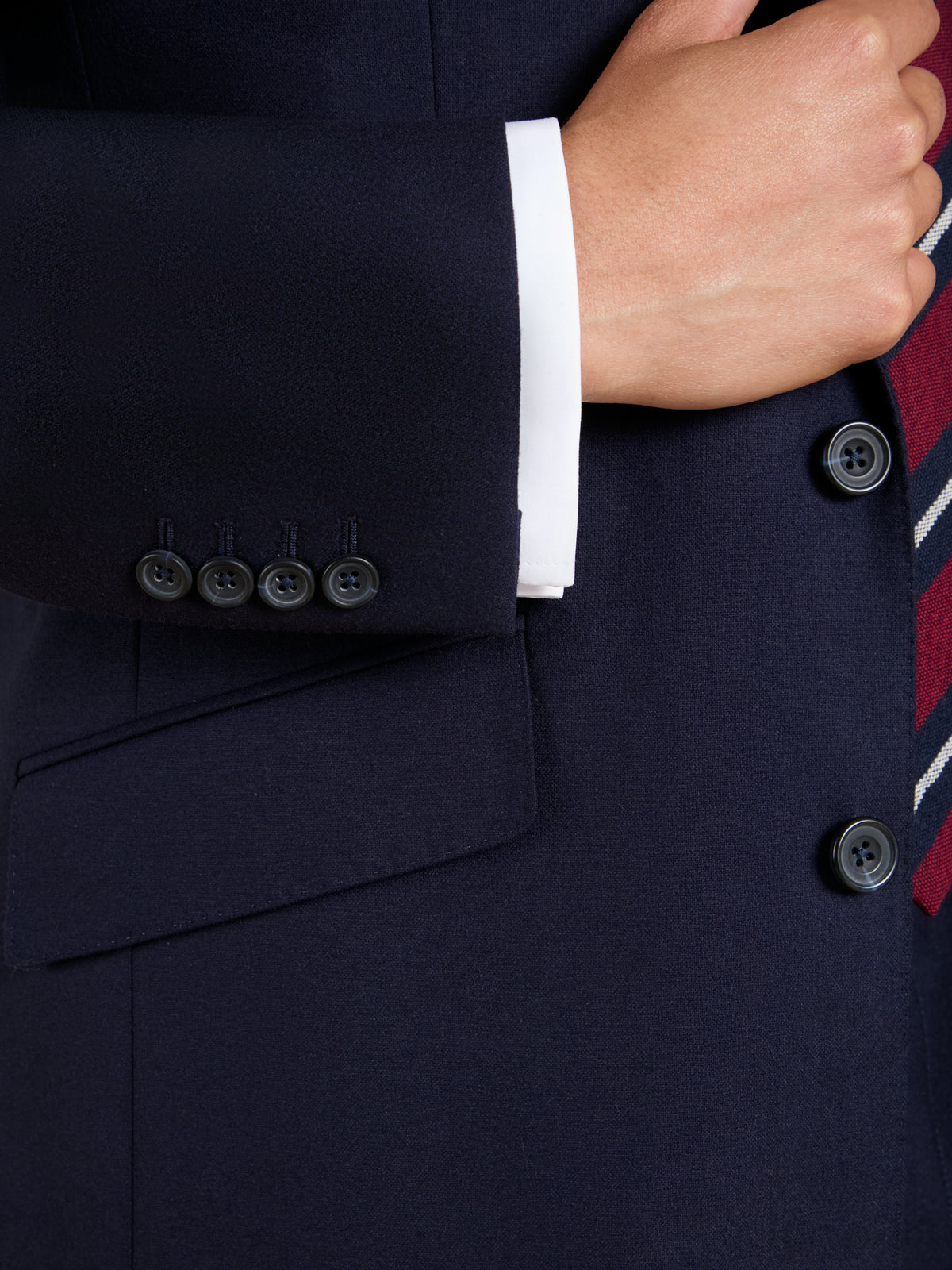 Eaton Suit - Ink Blue Cashmere and Wool Blend