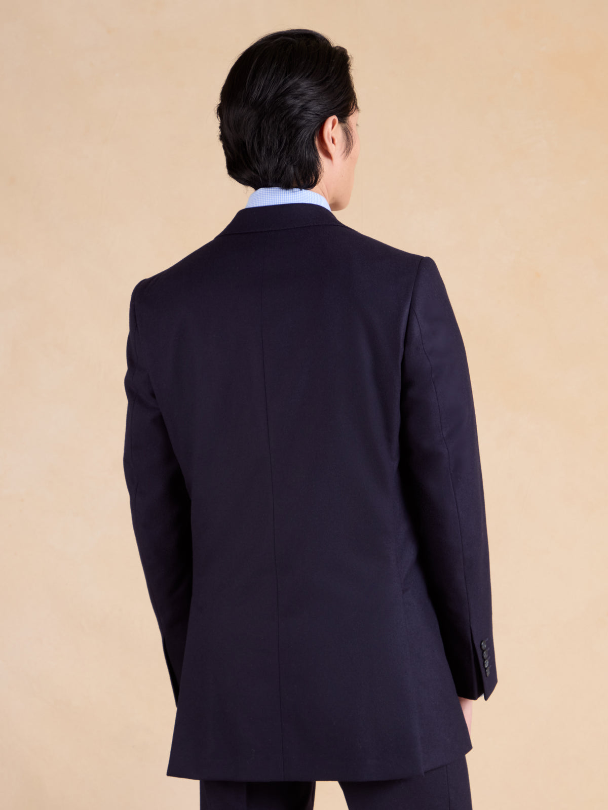Eaton Suit - Navy Cashmere and Wool Blend