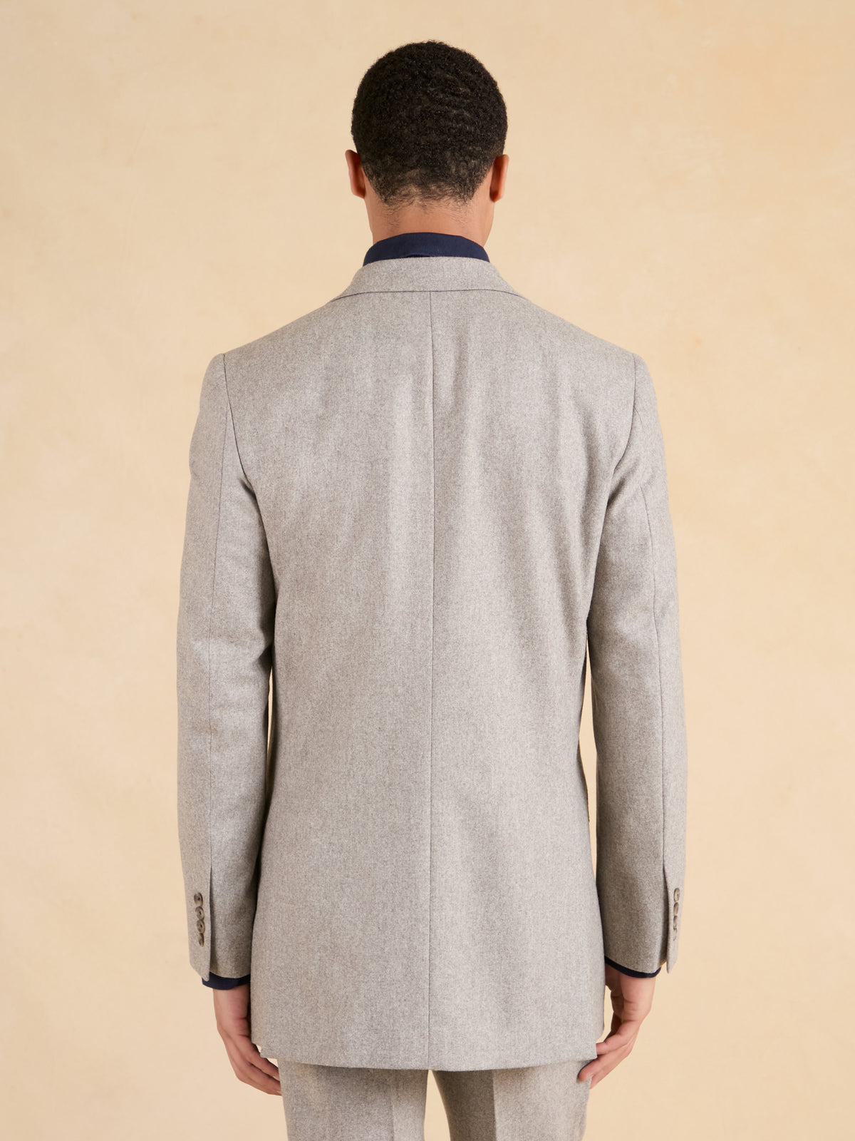 Eaton Jacket - Taupe Italian Flannel Wool