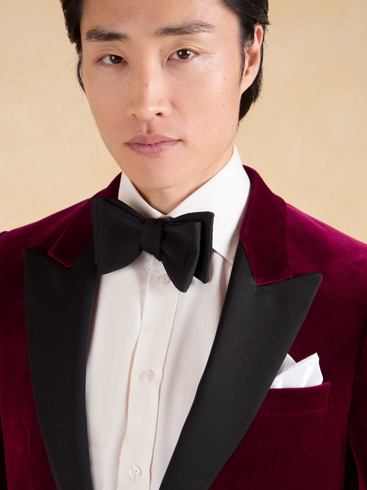 Carlyle Jacket – Ruby Red Cotton Velvet