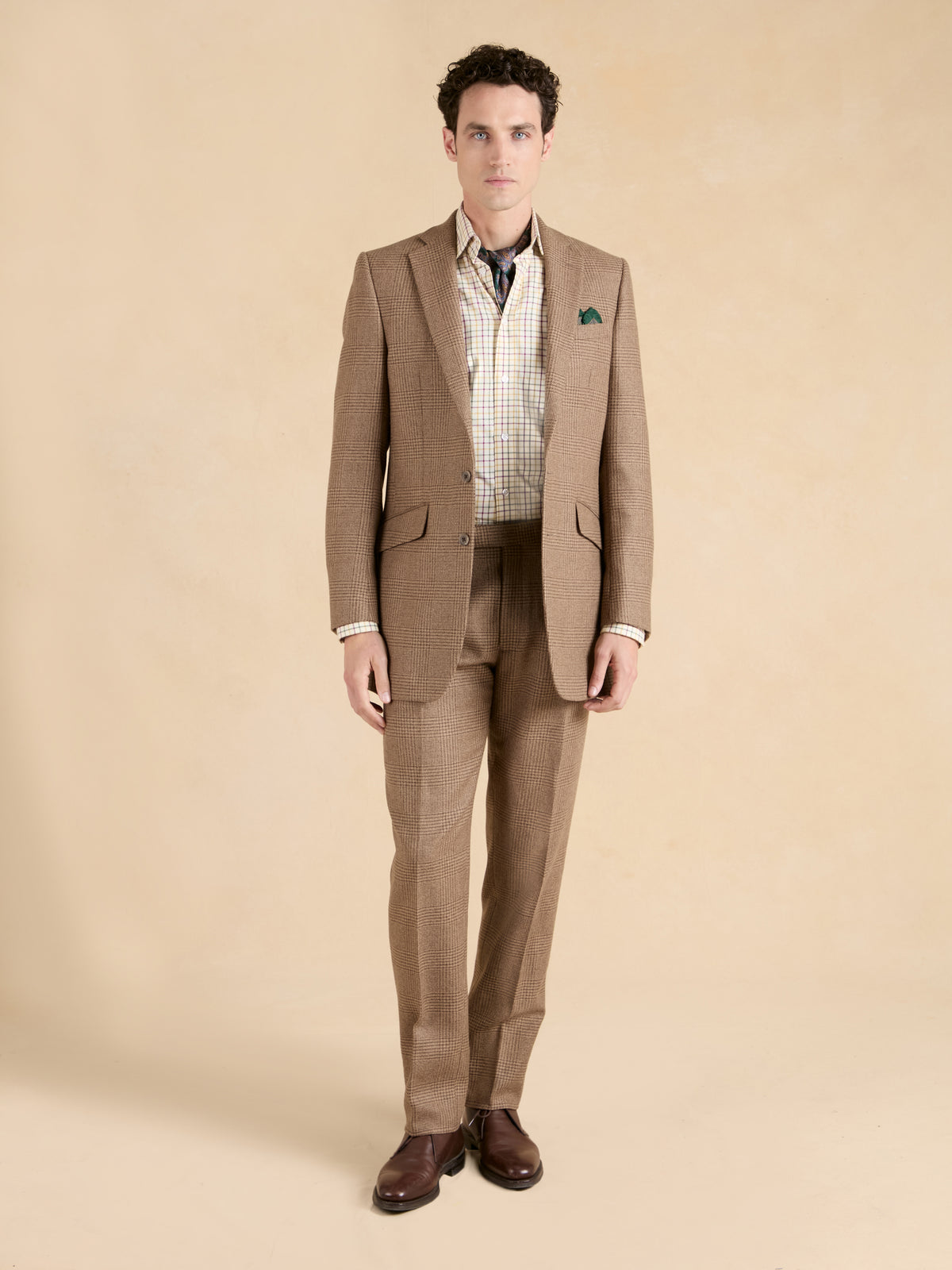 Eaton Jacket - Brown Check Tweed