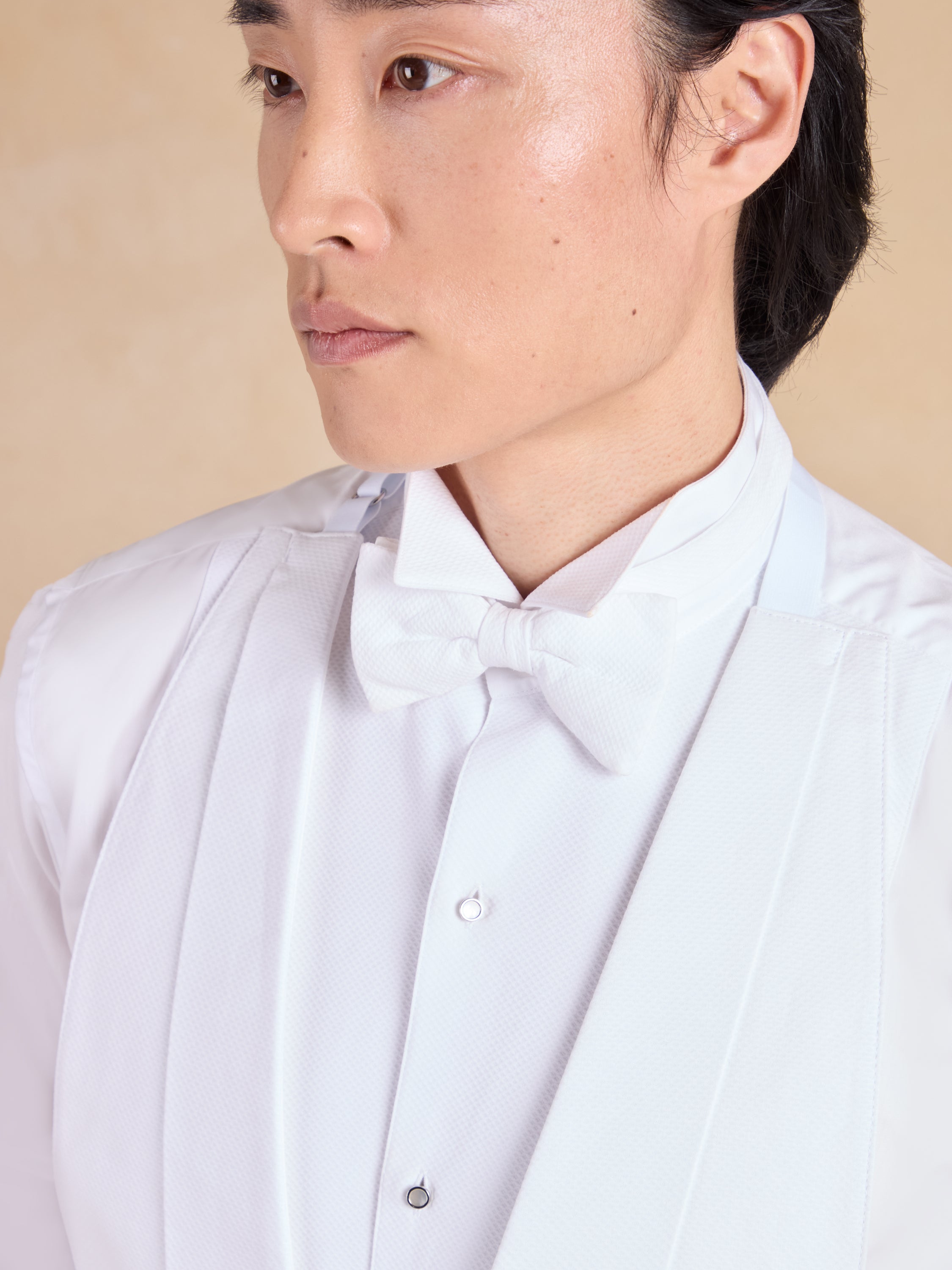 Marcella Waistcoat, Backless - White