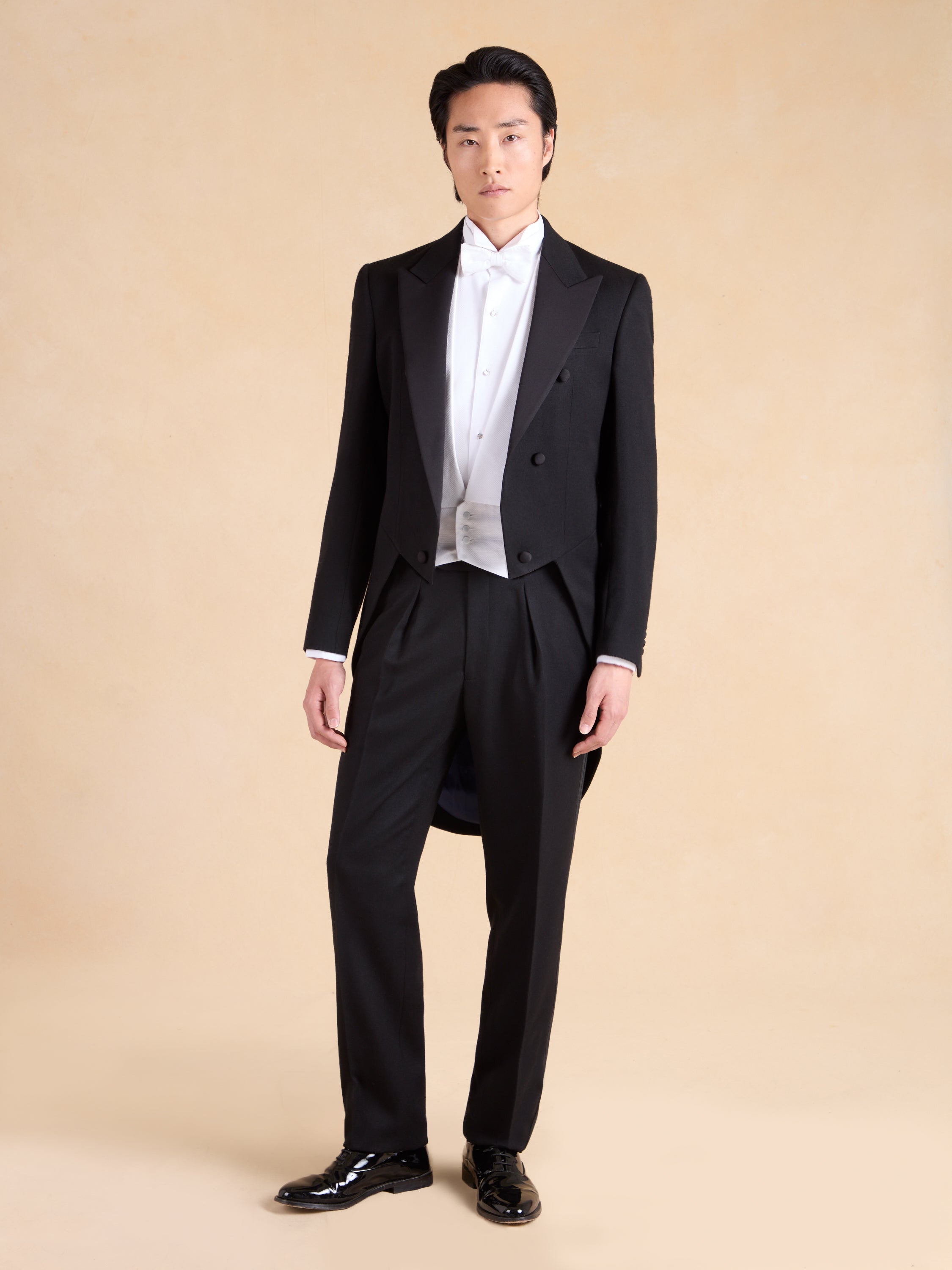 White Tie Evening Tails - Black