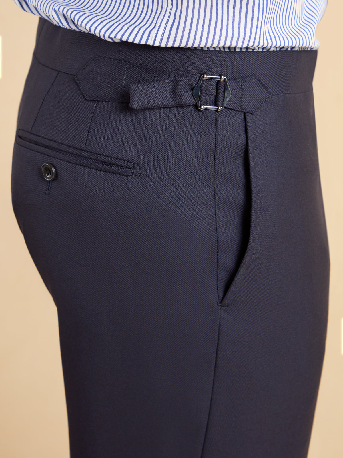 Mayfair Suit - Navy Twill Wool
