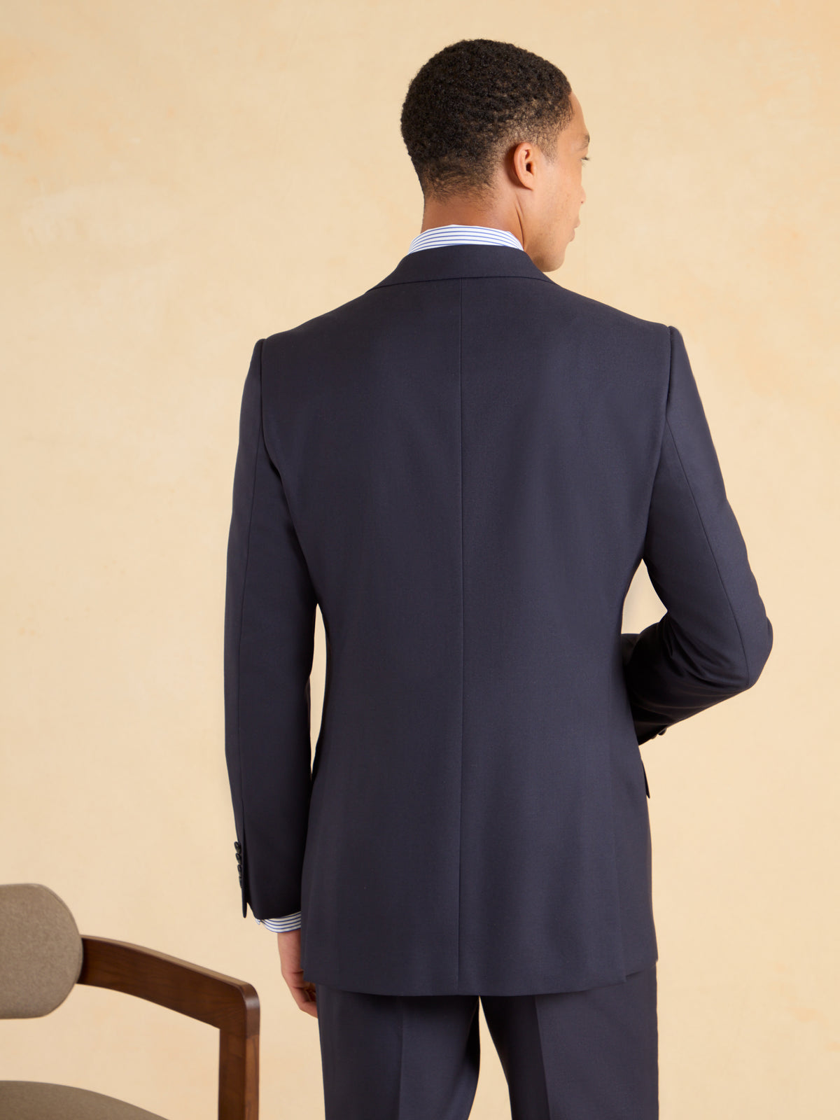 Mayfair Suit - Navy Twill Wool