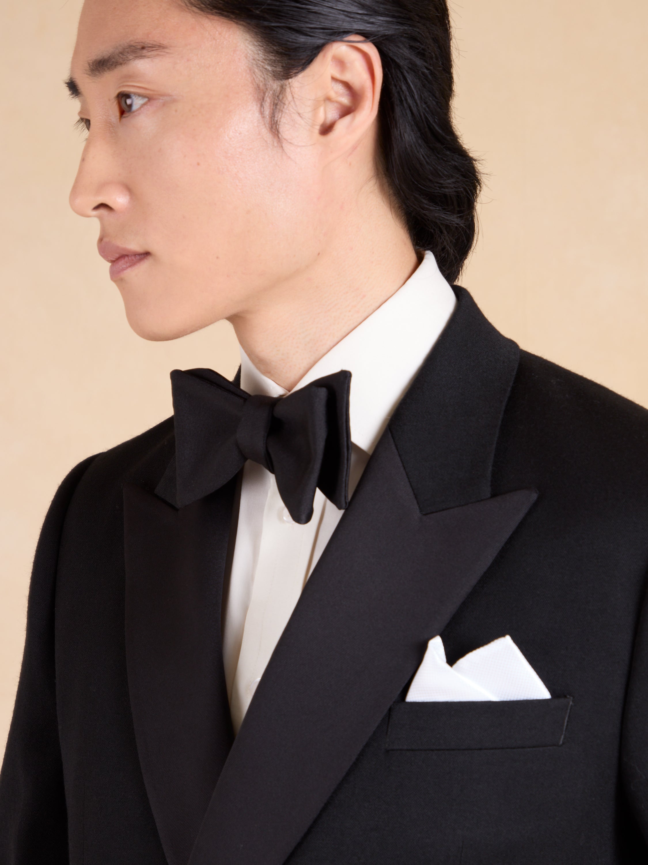 Beaufort Dinner Jacket - Black Barathea
