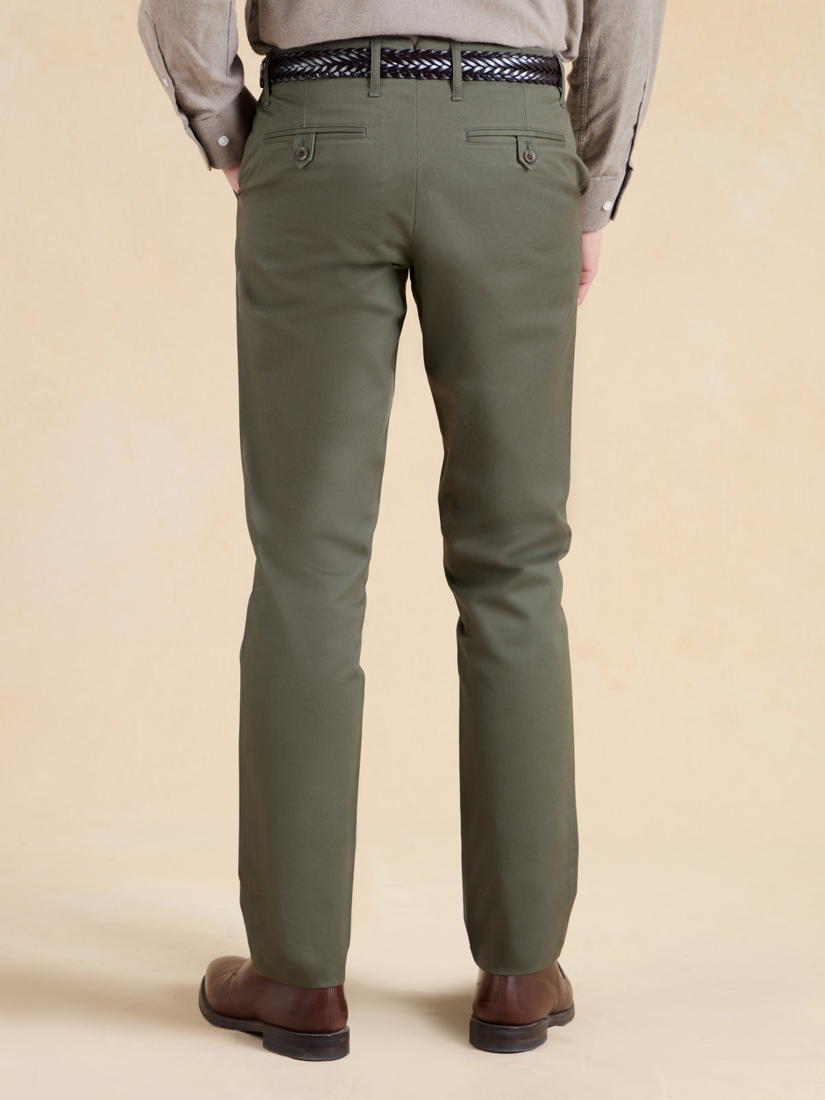 Brompton Chino - Olive Heavyweight Cotton