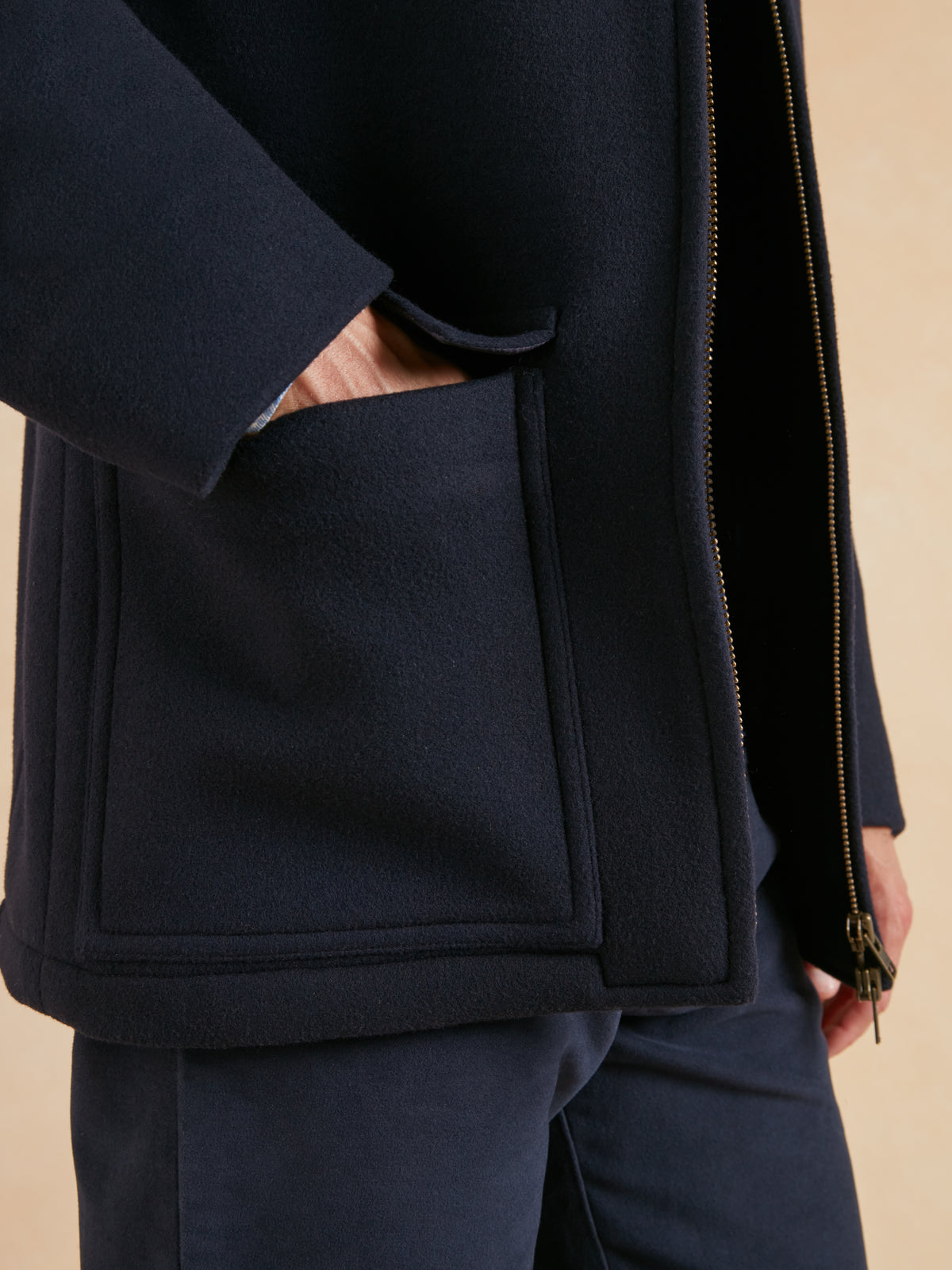 Field Jacket - Navy Wool