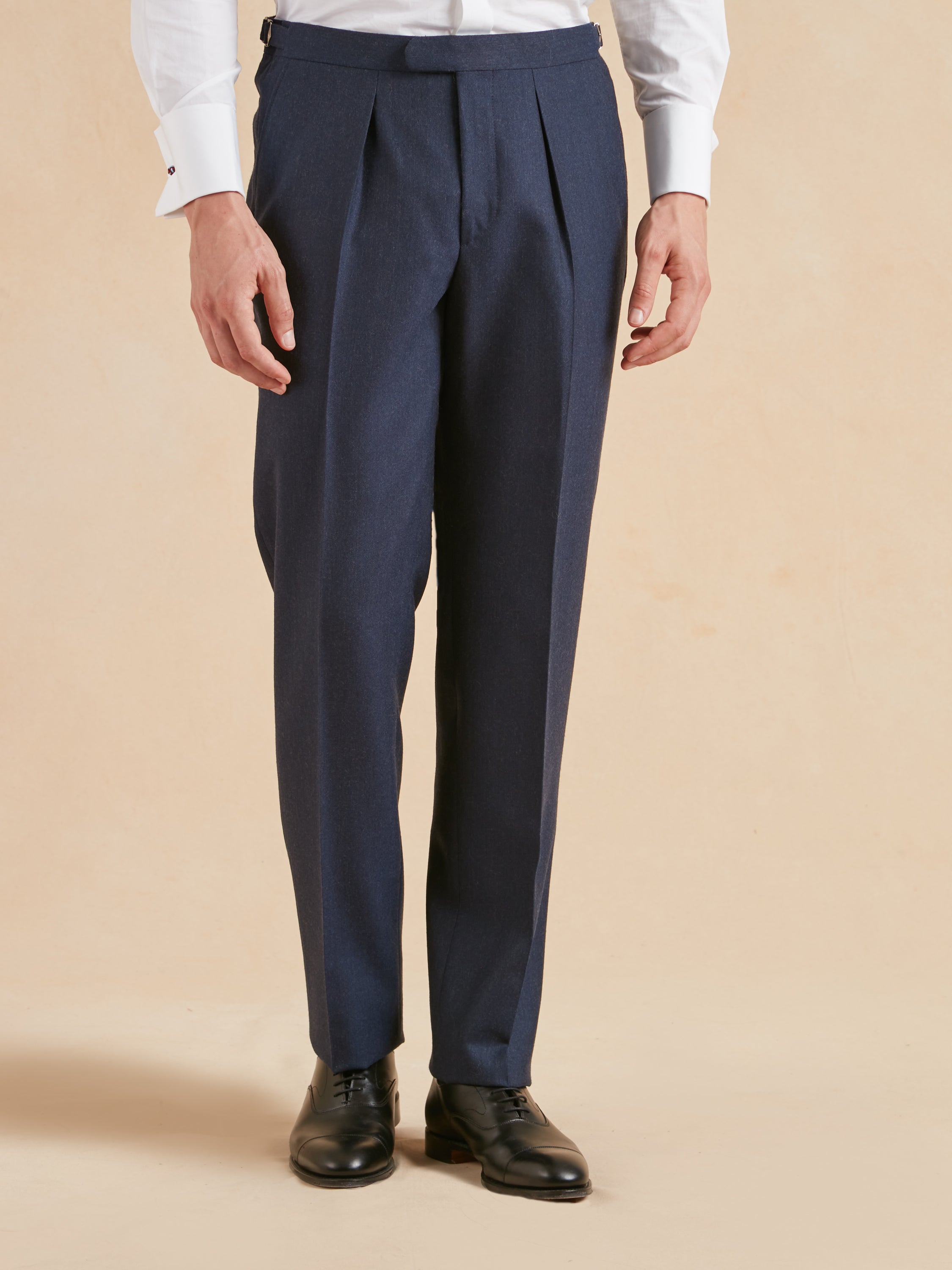 Cadogan Classic Fit Suit - Airforce Blue Twill Wool