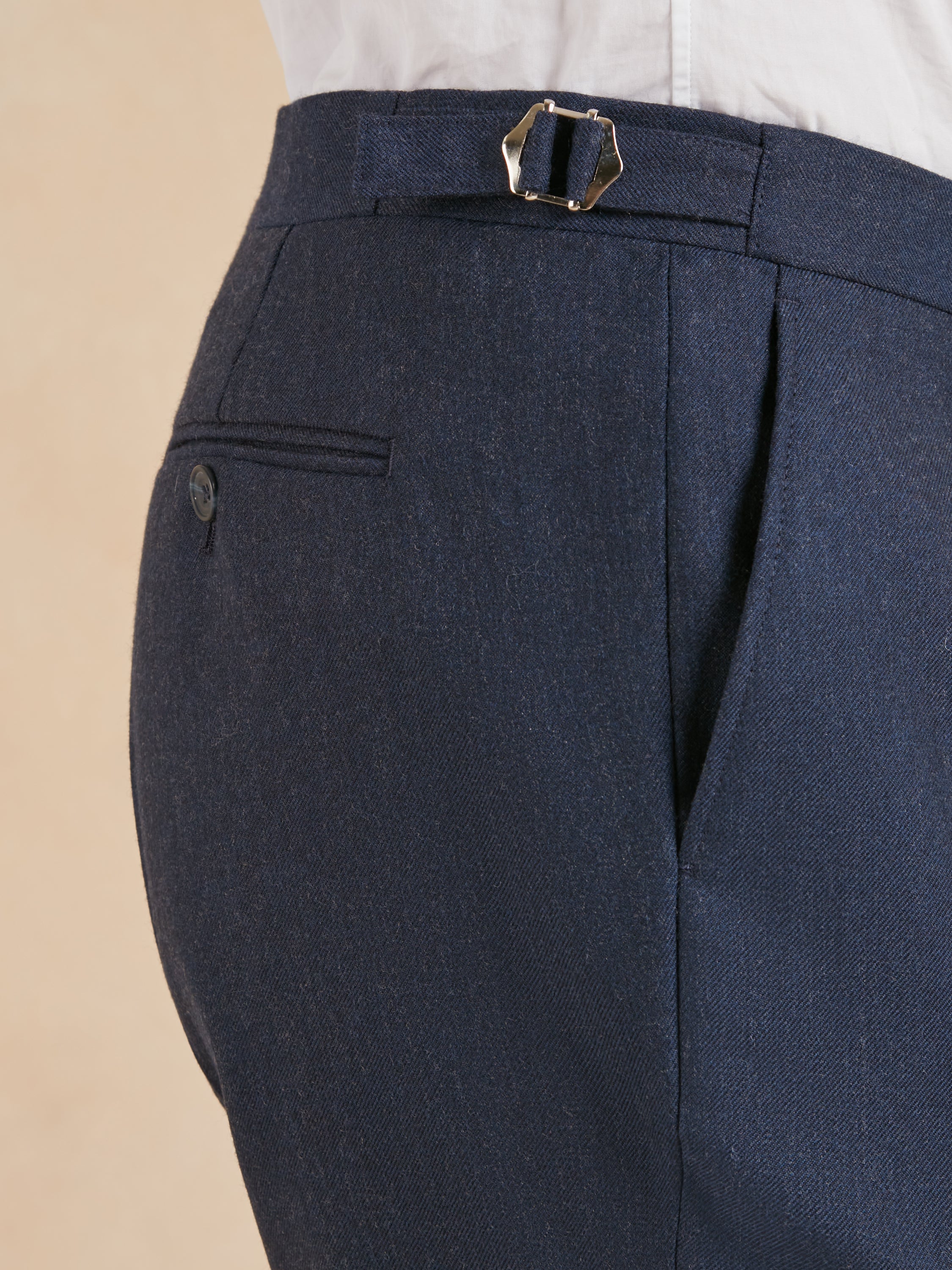 Cadogan Classic Fit Suit - Airforce Blue Twill Wool