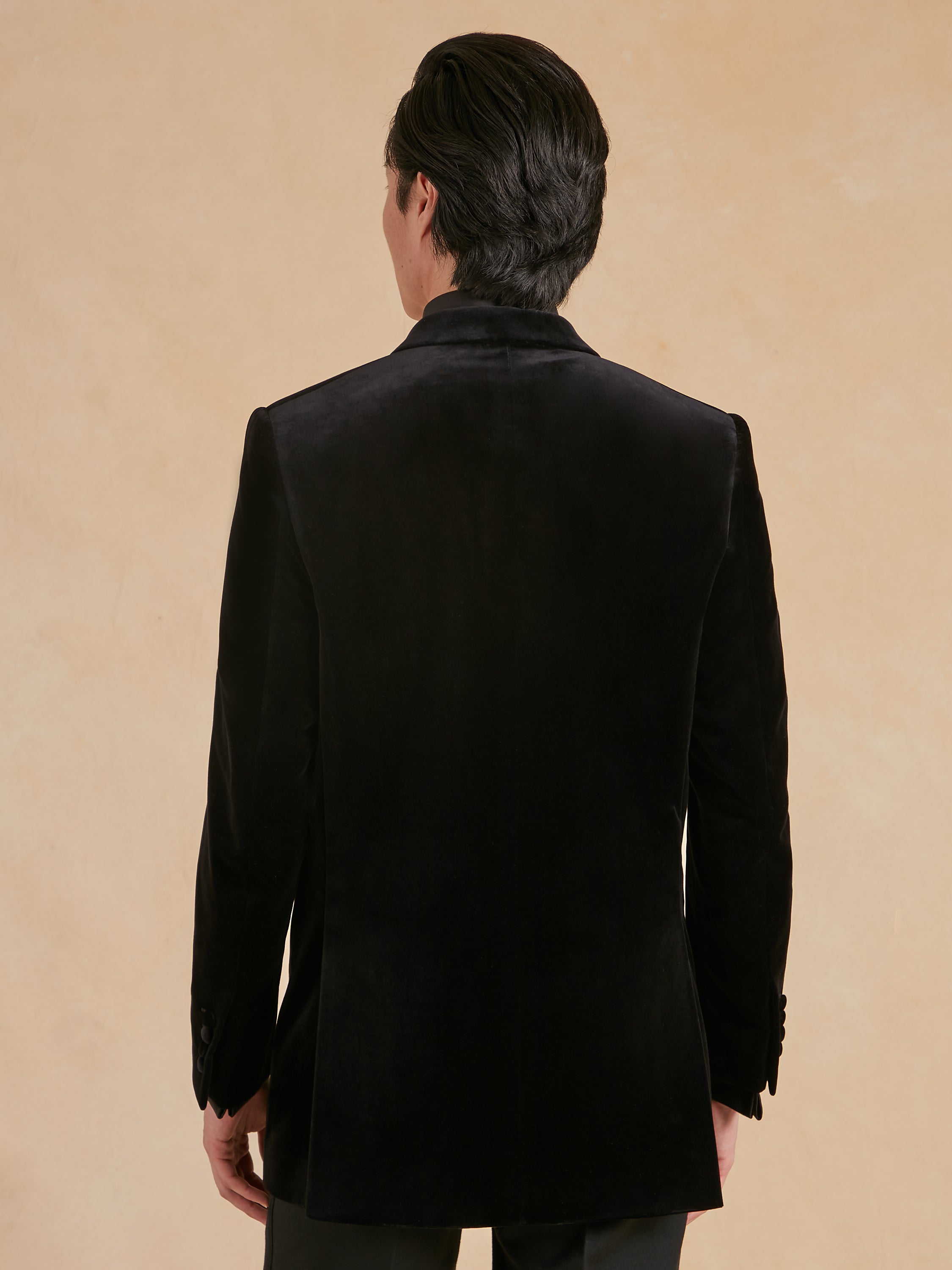 Carlyle Jacket - Black Velvet