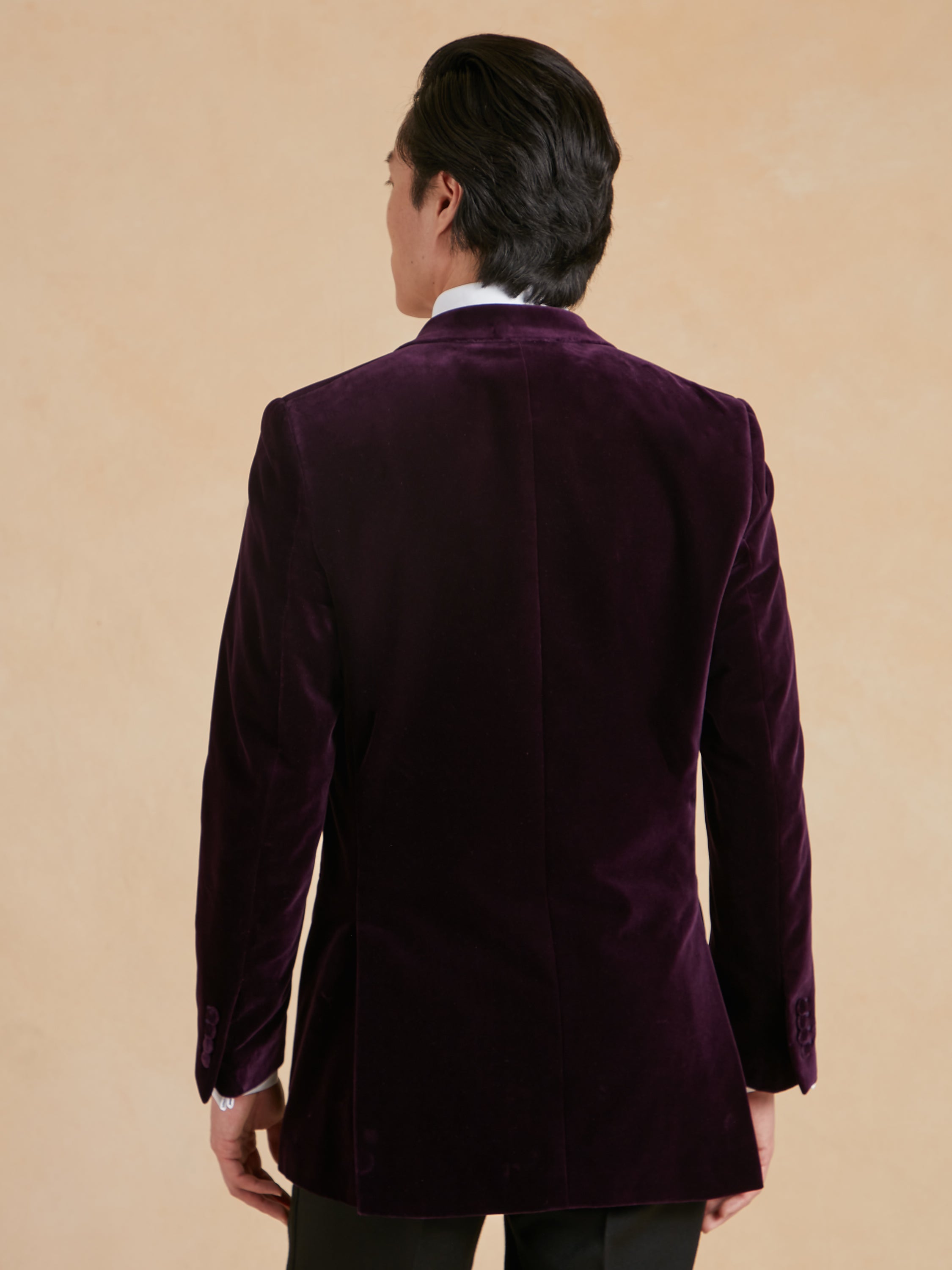 Carlyle Jacket - Deep Purple Velvet