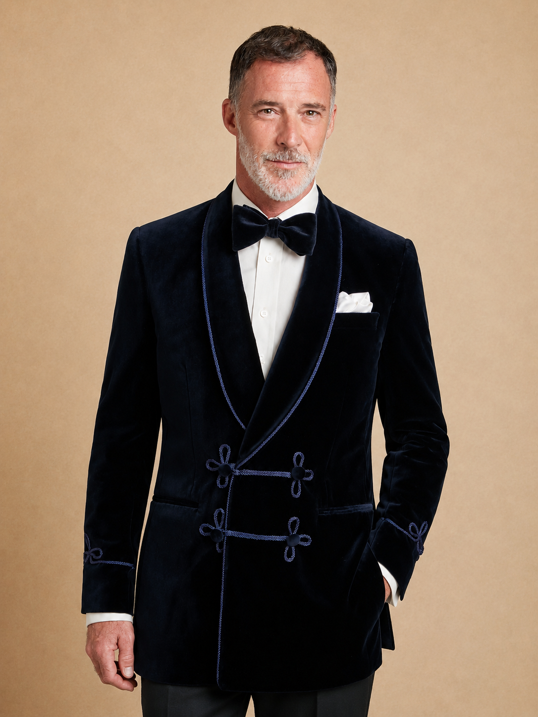 Caversham Smoking Jacket Velvet