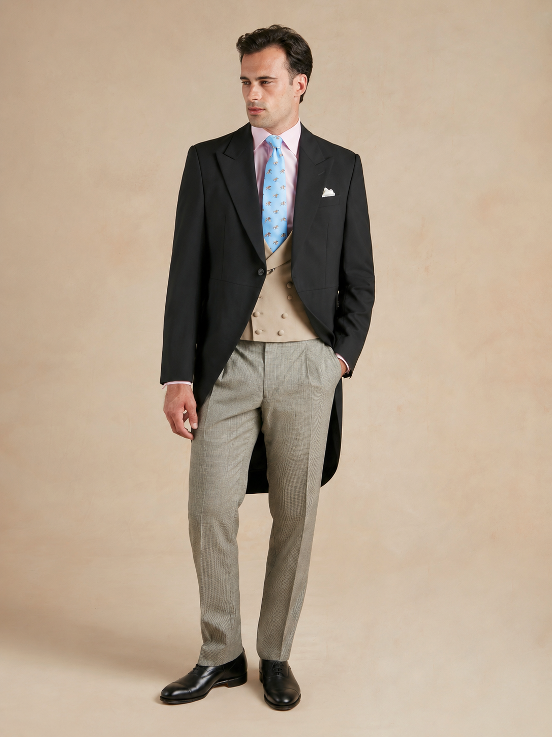 Premium Three Piece Morning Suit without Top Hat Hire for Royal Ascot