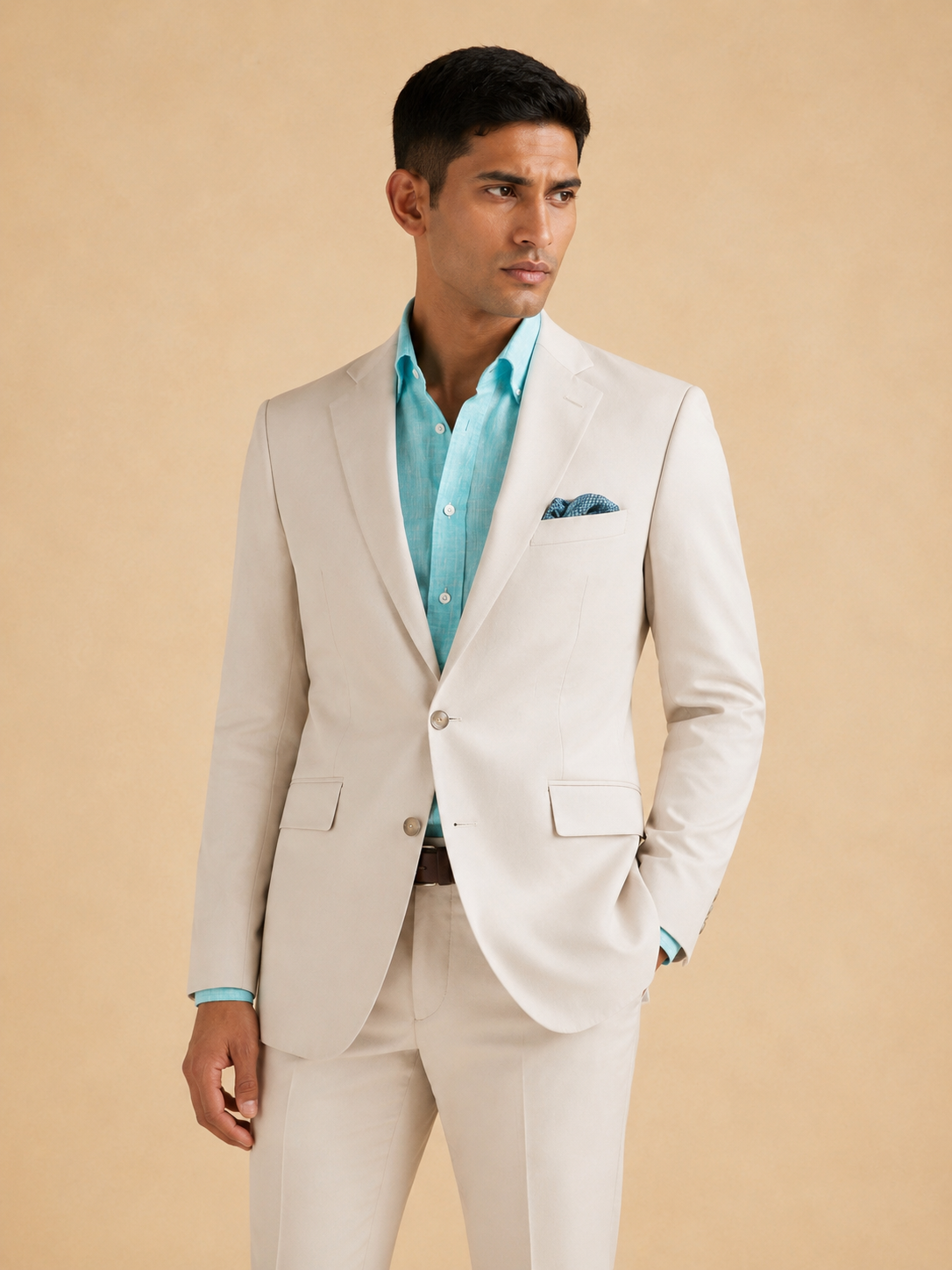 Eaton Jacket - Stone Cotton