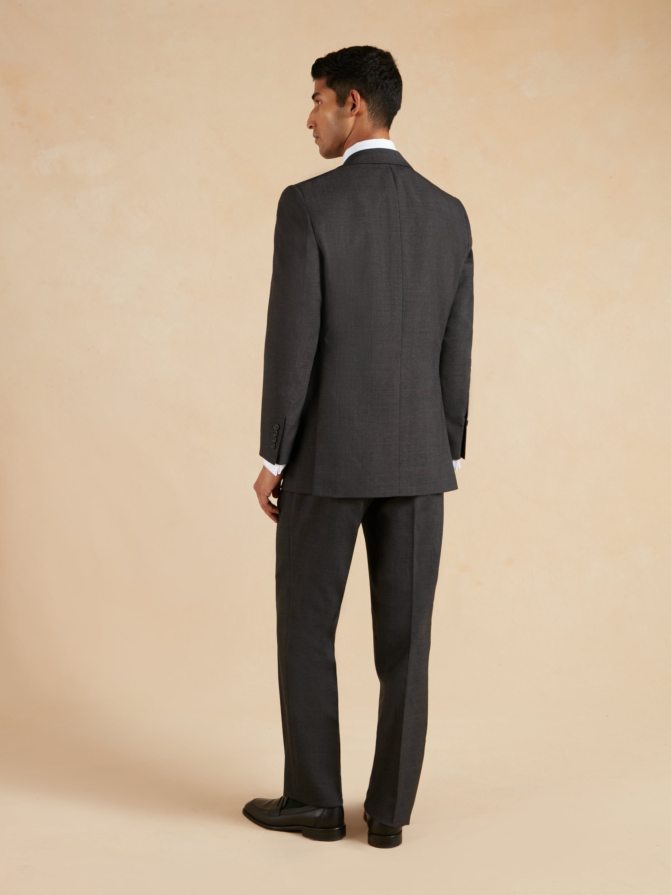 Eaton Glen Check Suit - Dark Grey