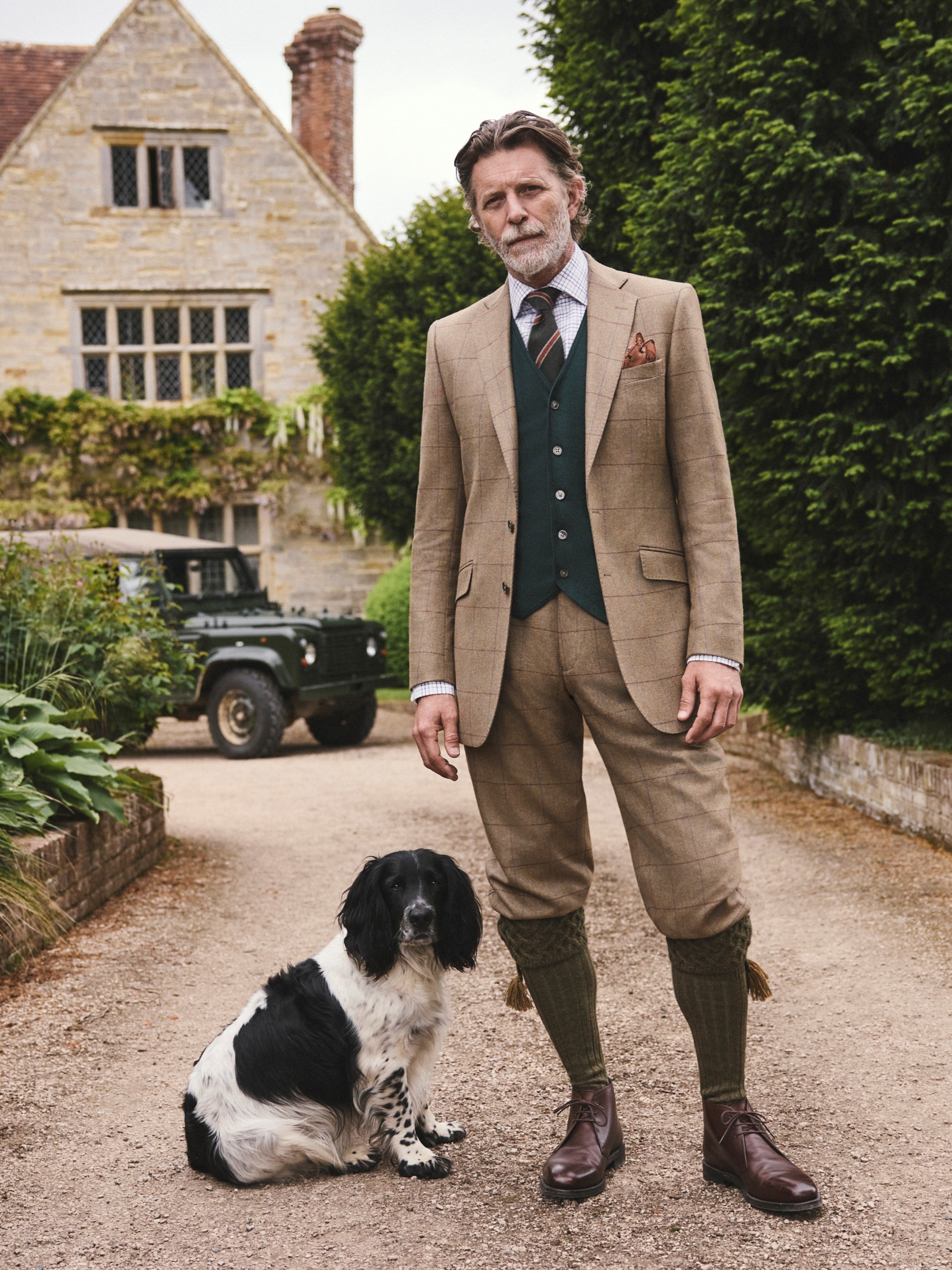 Eaton Jacket - Autumn Bracken Check Tweed