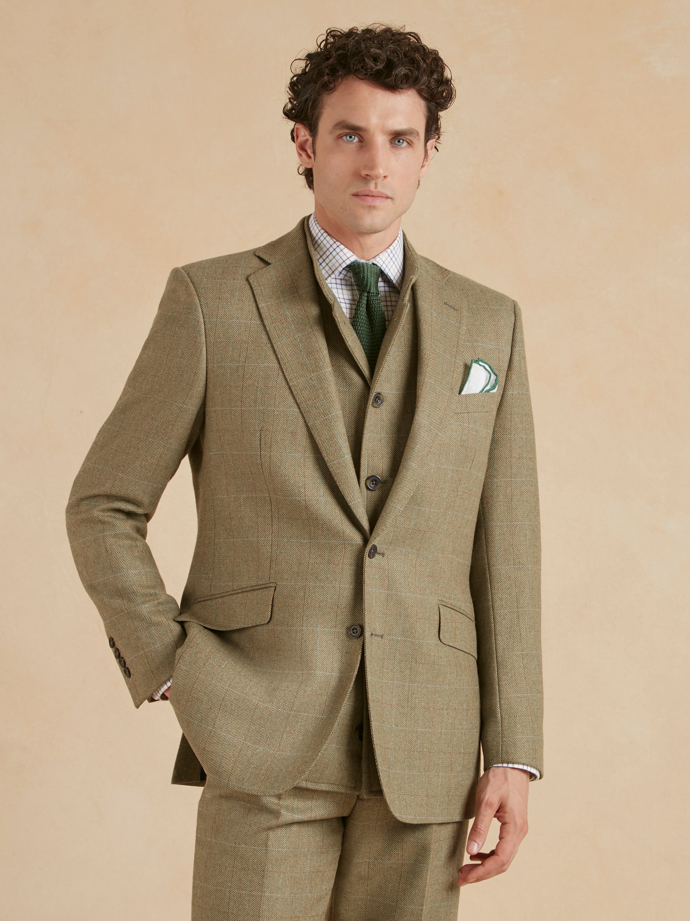 Eaton Jacket - Ayr Tweed | Men's Tweed Jacket | Oliver Brown, London