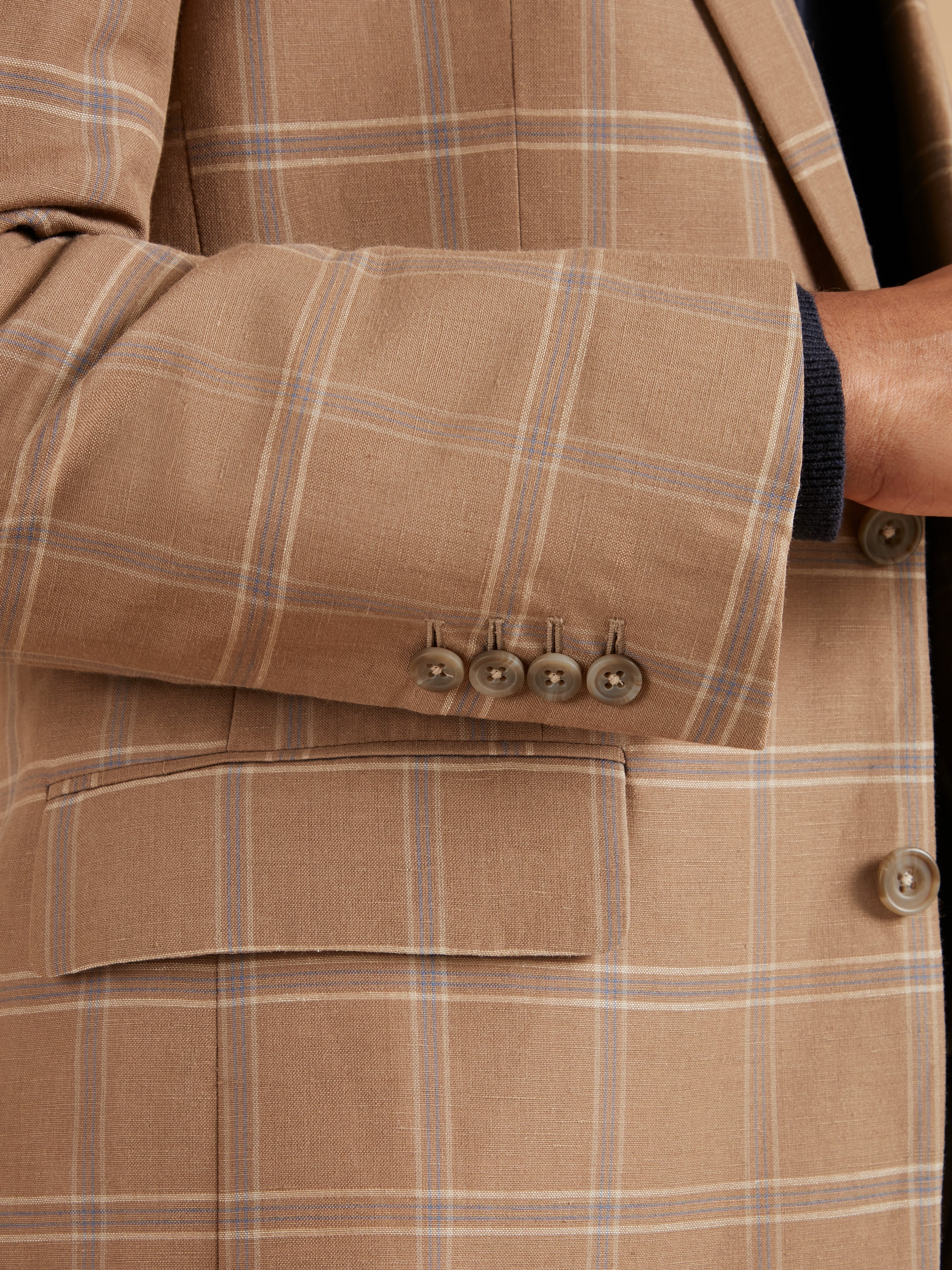 Eaton Jacket Isca Wool Linen - Beige