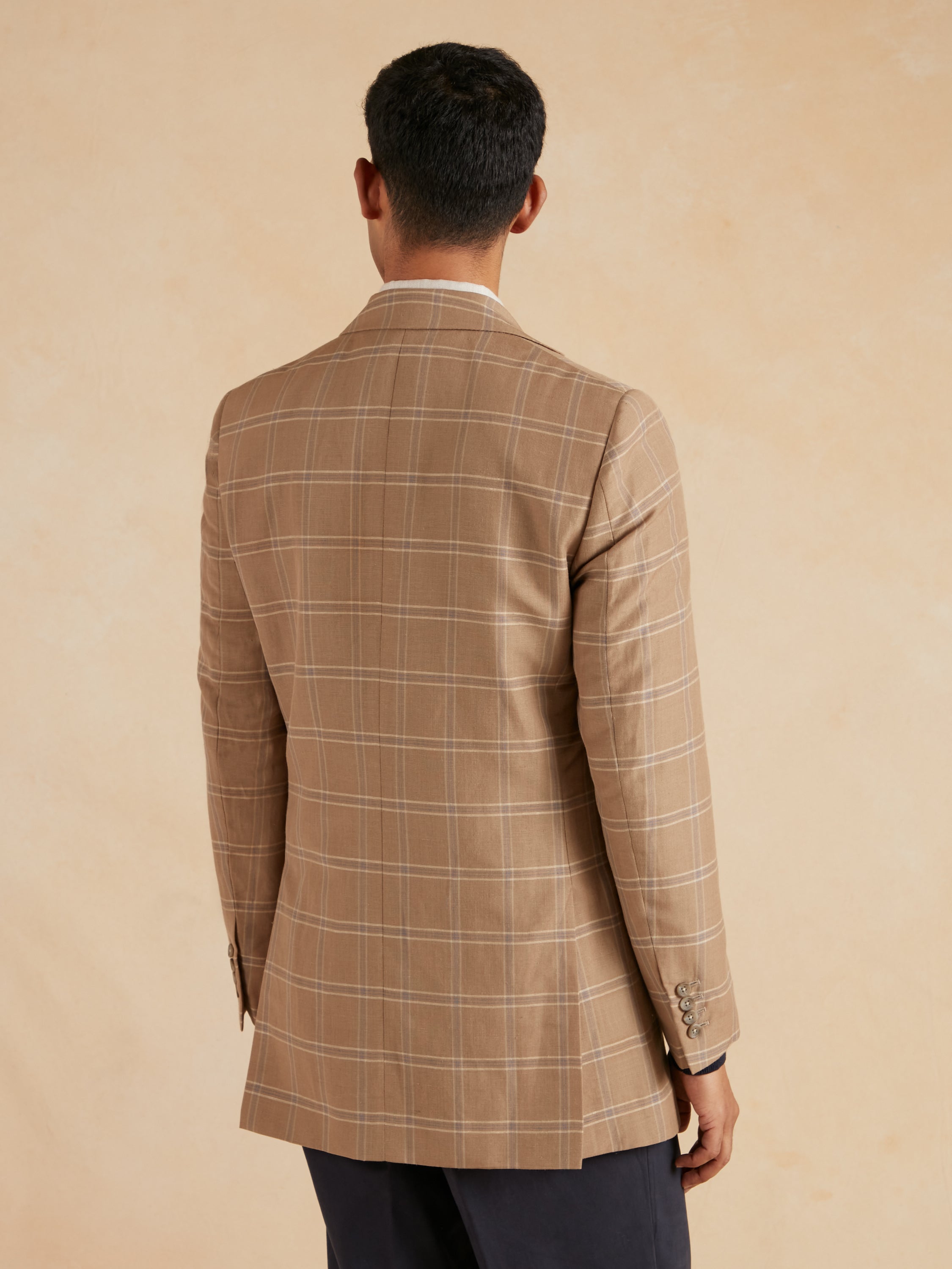 Eaton Jacket Isca Wool Linen - Beige