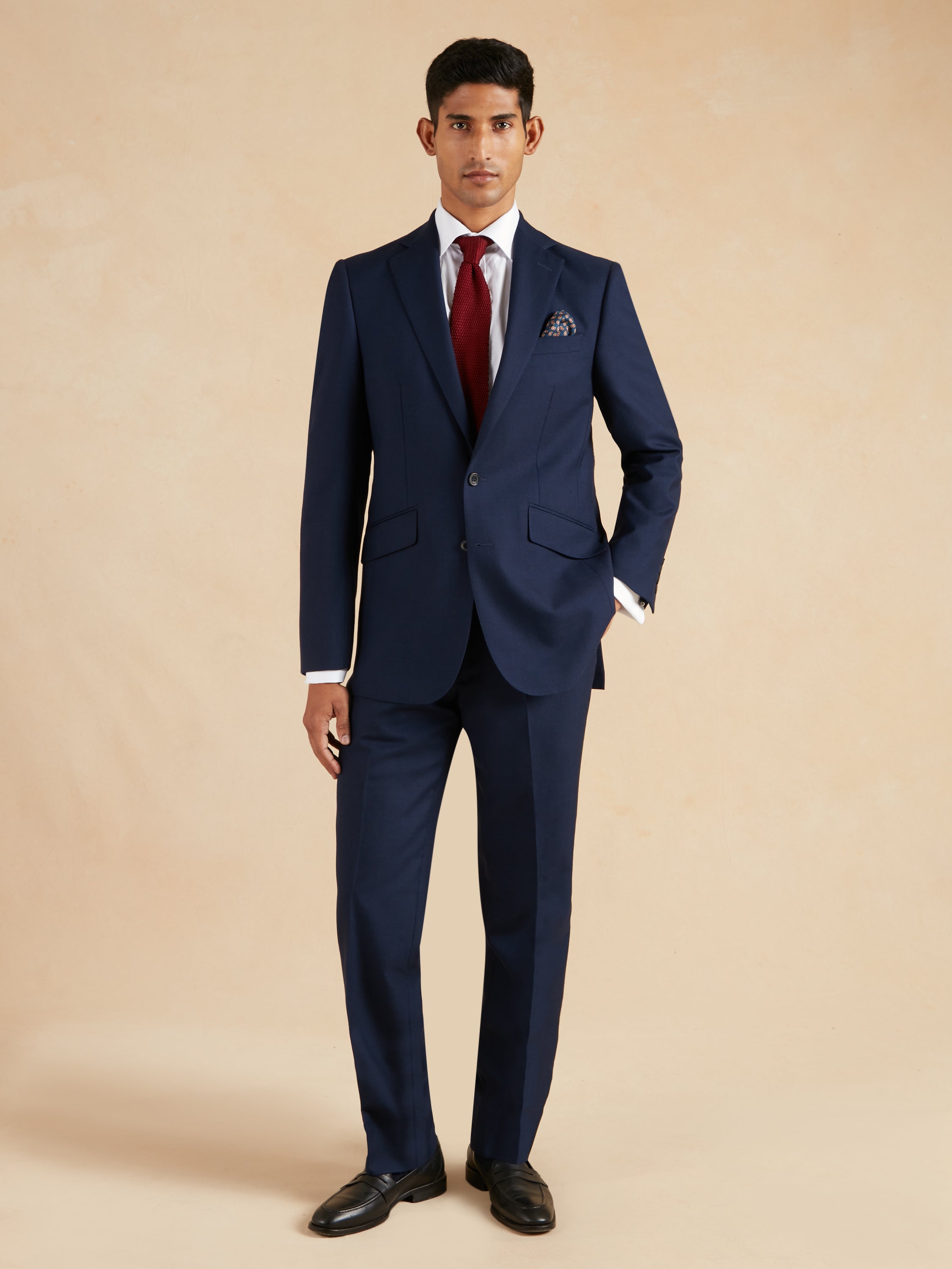 Eaton Suit - Pick and Pick Rich Blue