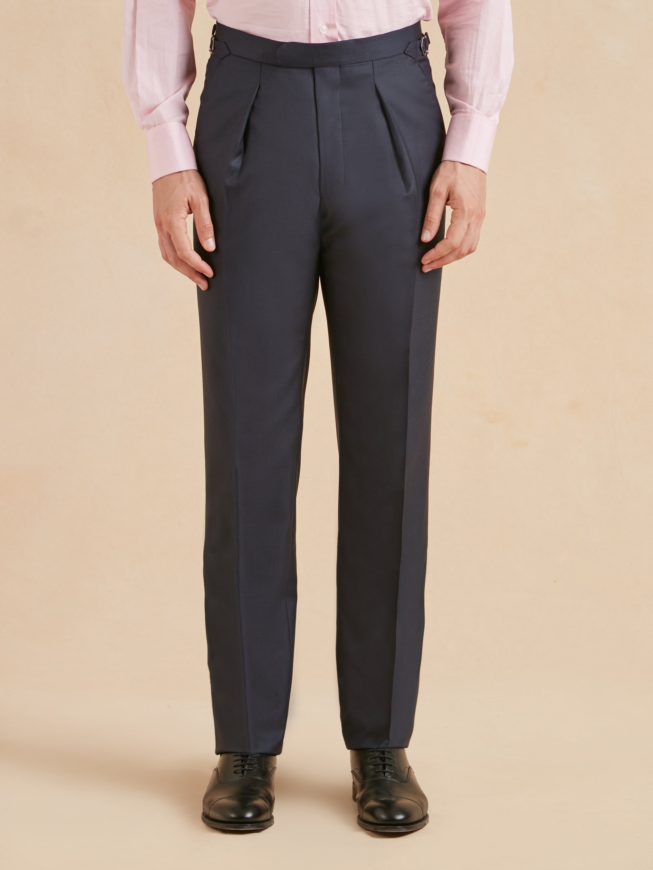 Eaton Classic Fit Suit - Navy Nailhead