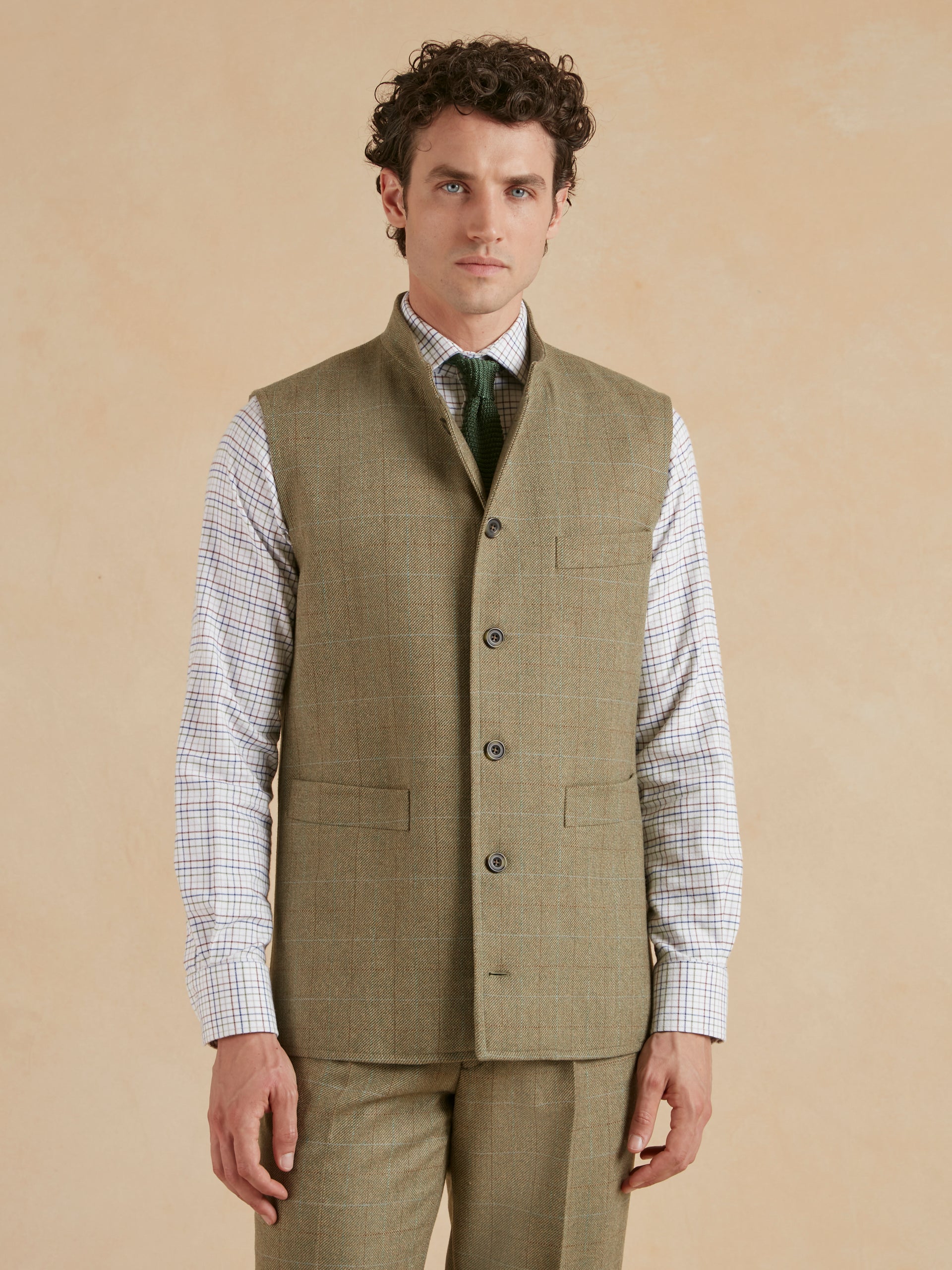 Gilet Ayr Tweed
