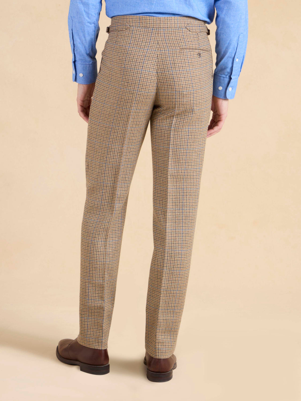 Grosvenor Pleated Trousers - Belgravia Moor Tweed