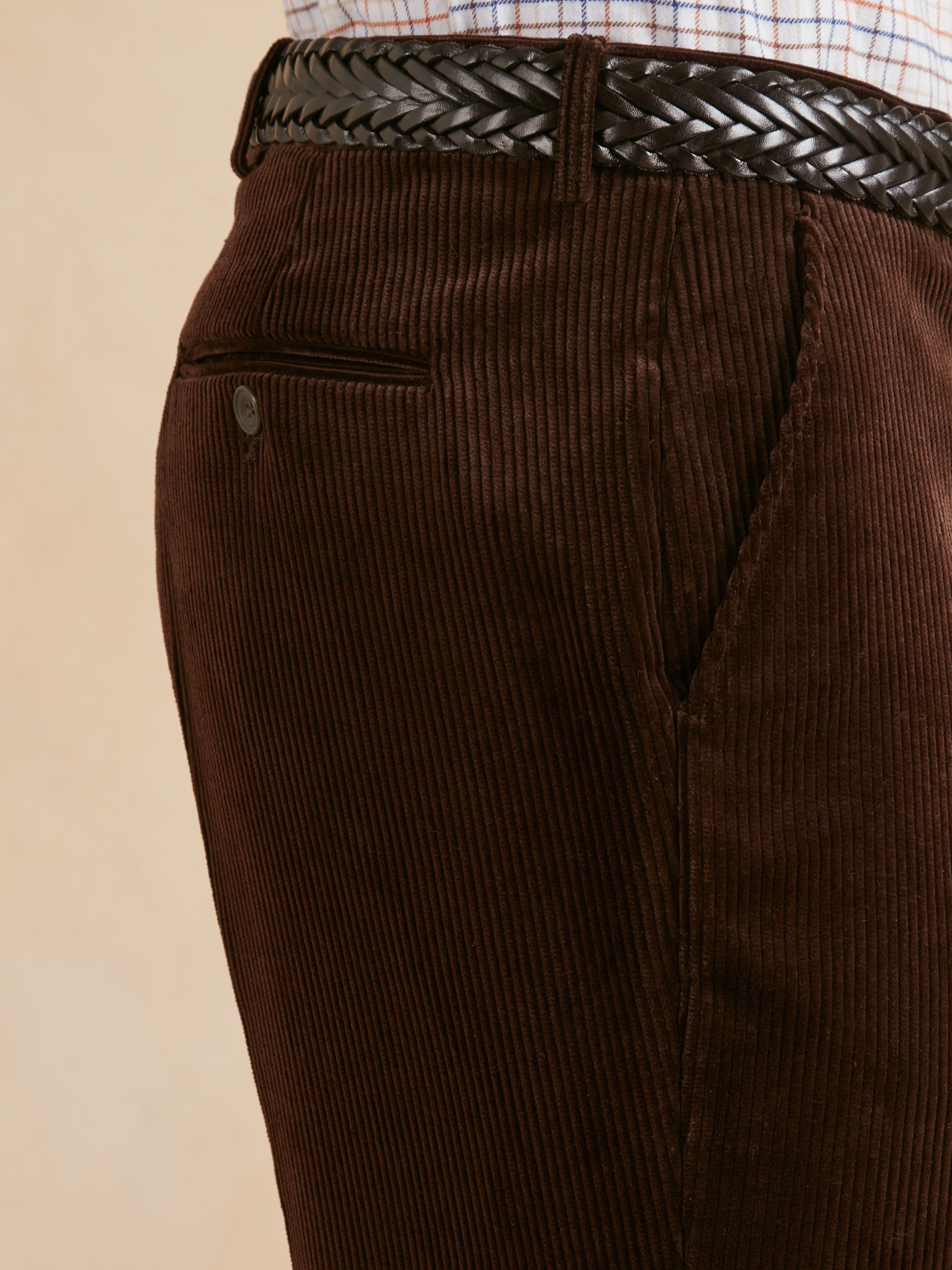 Heavyweight Corduroy Trousers - Dark Brown