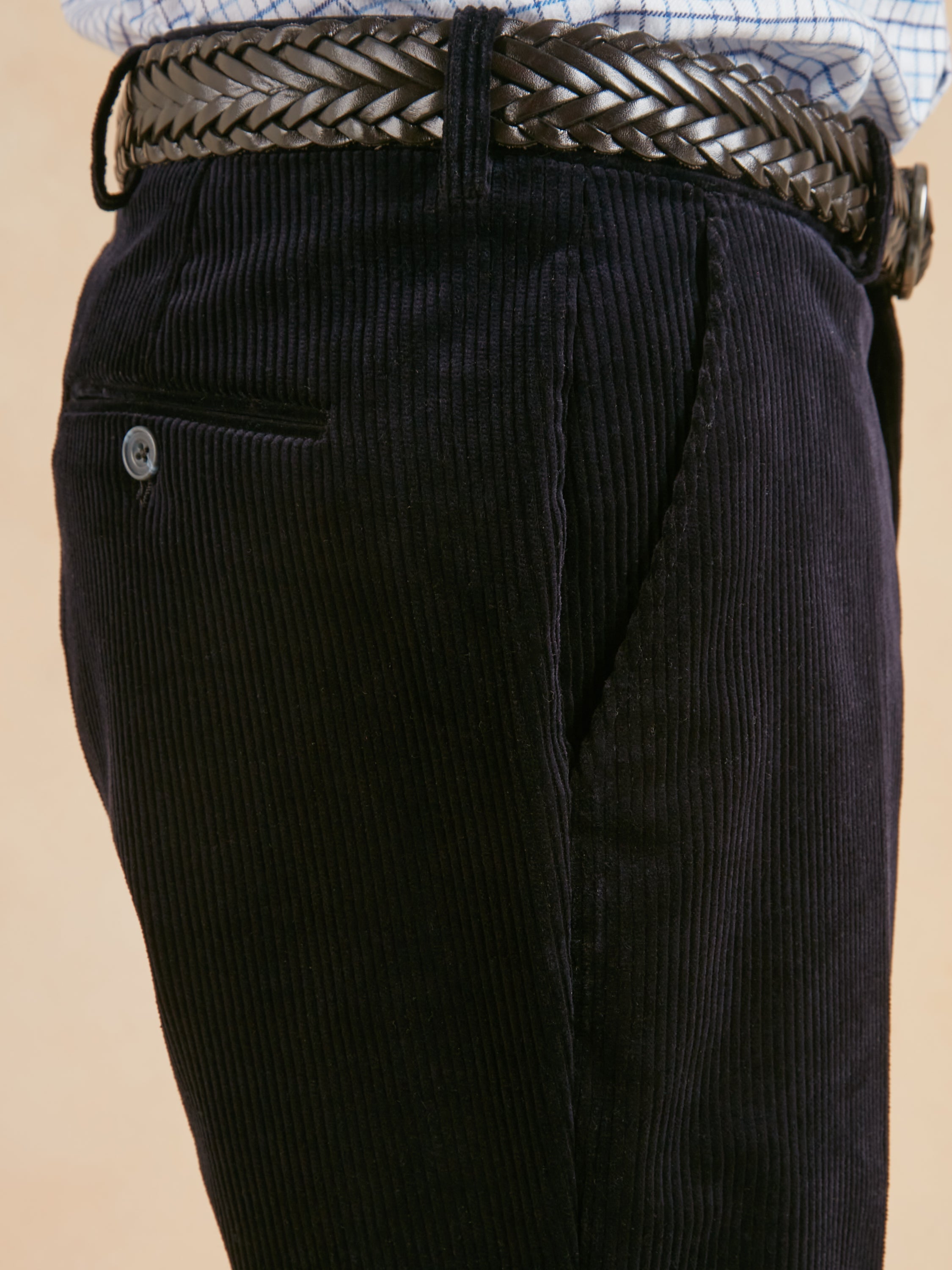 Heavyweight Corduroy Trousers - Navy
