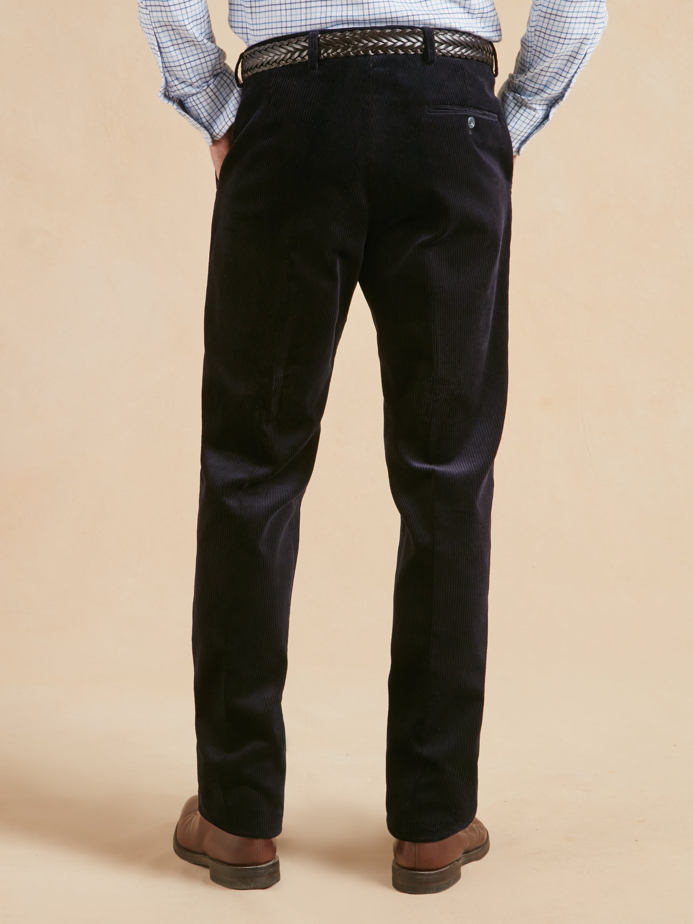 Heavyweight Corduroy Trousers - Navy