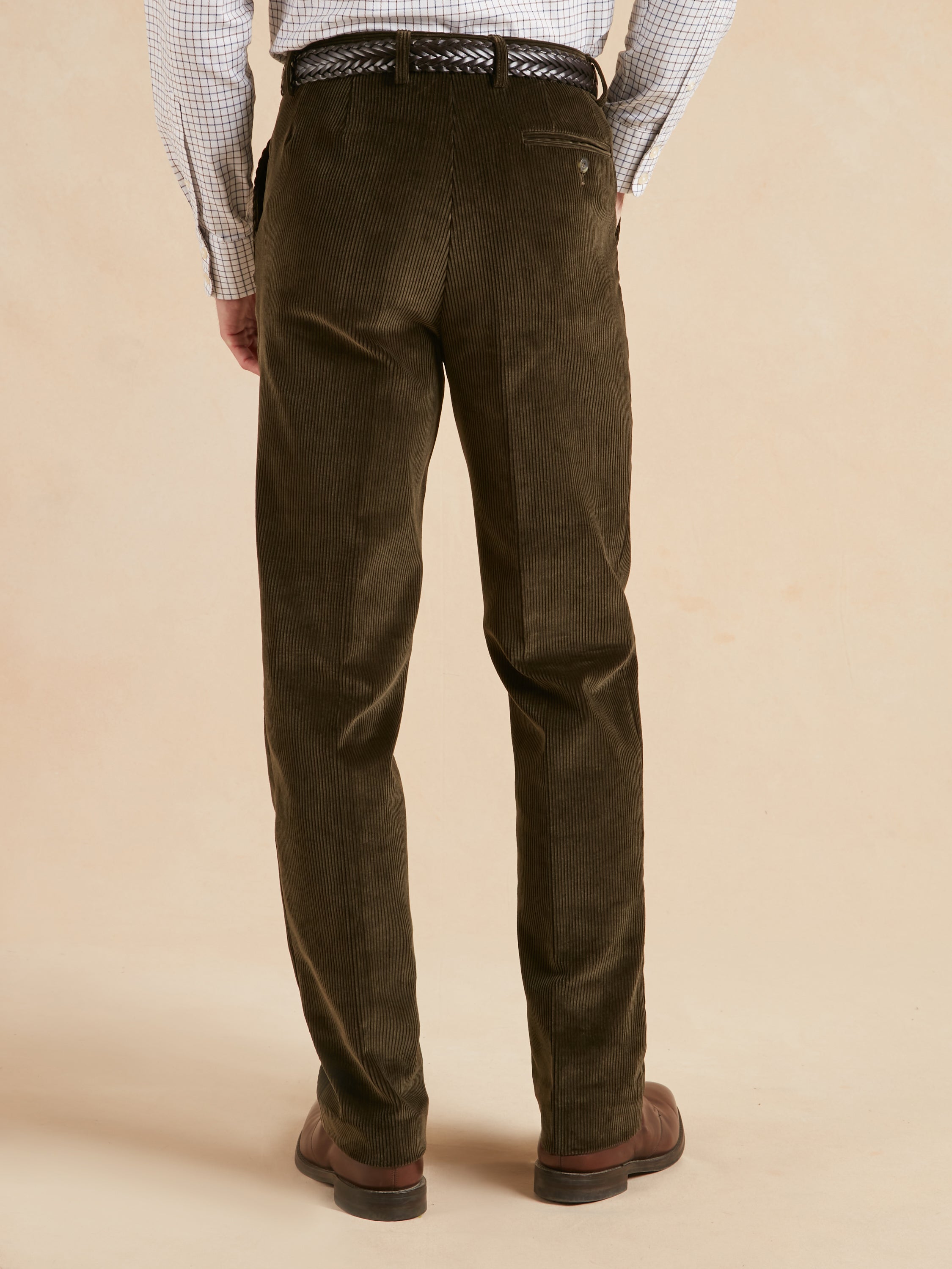 Heavyweight Corduroy Trousers - Olive