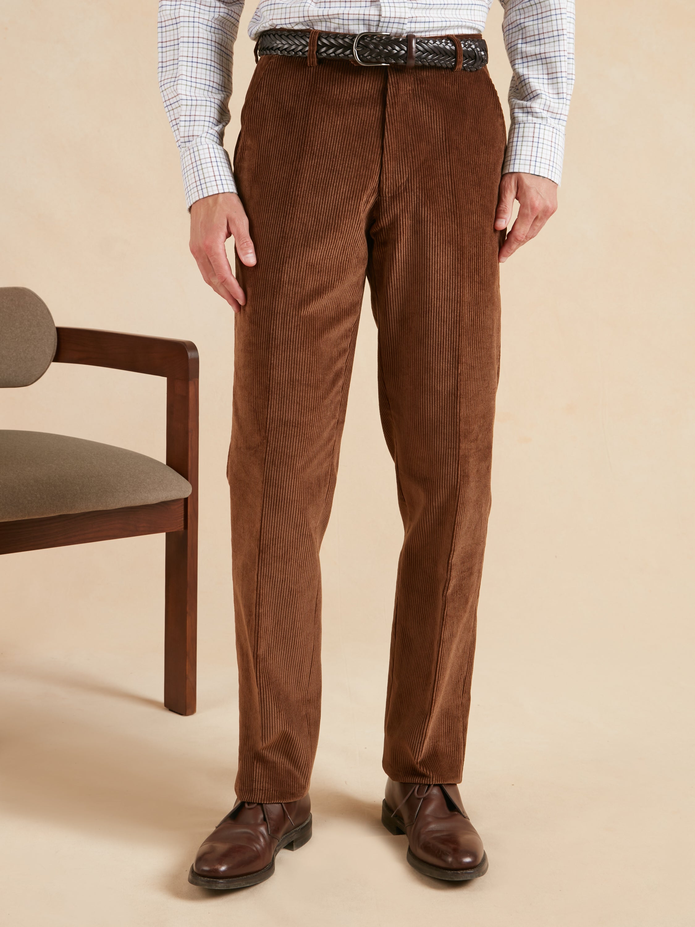 Heavyweight Corduroy Trousers - Tan