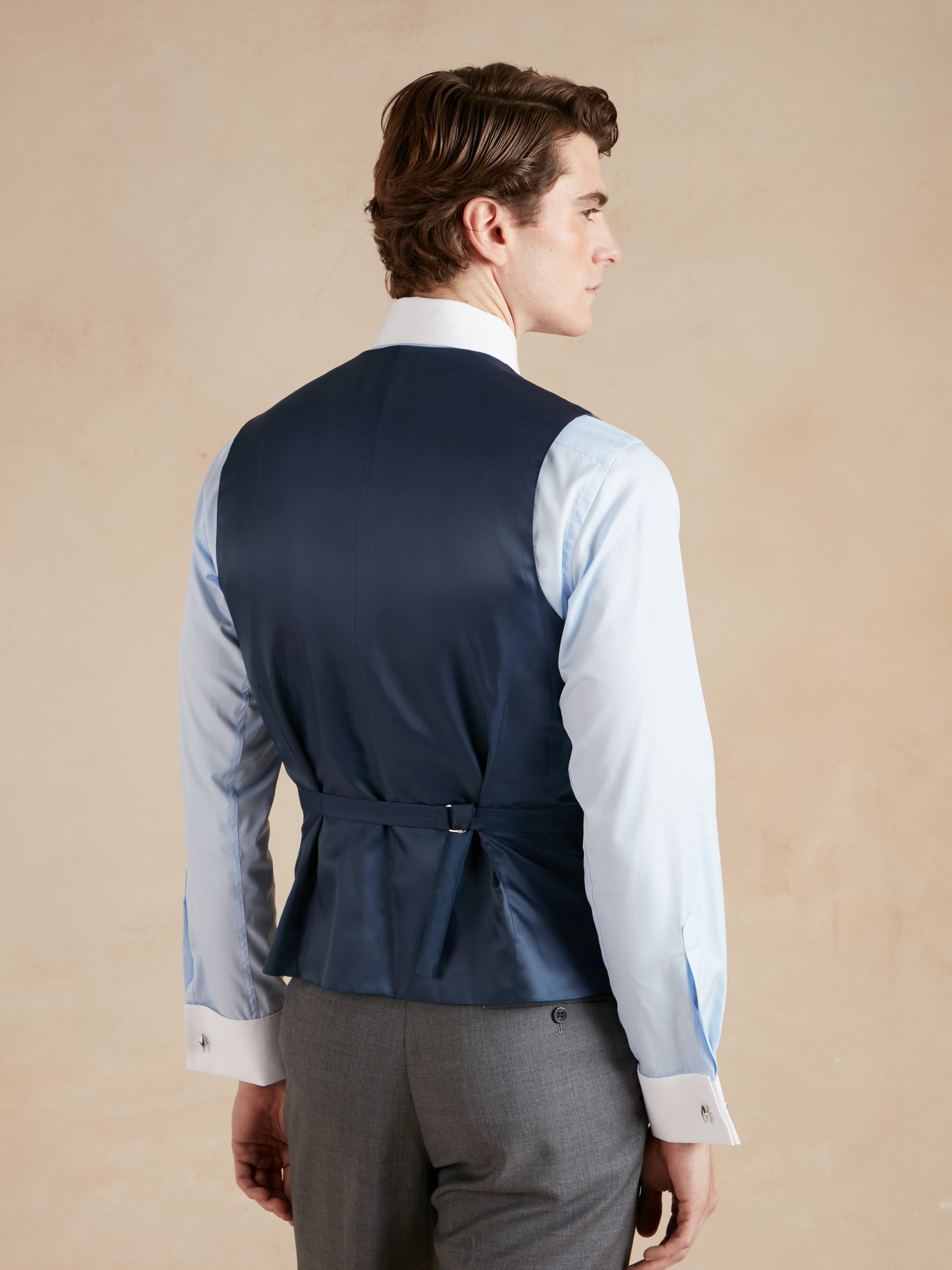 Highgrove Double Breasted Waistcoat - Grey