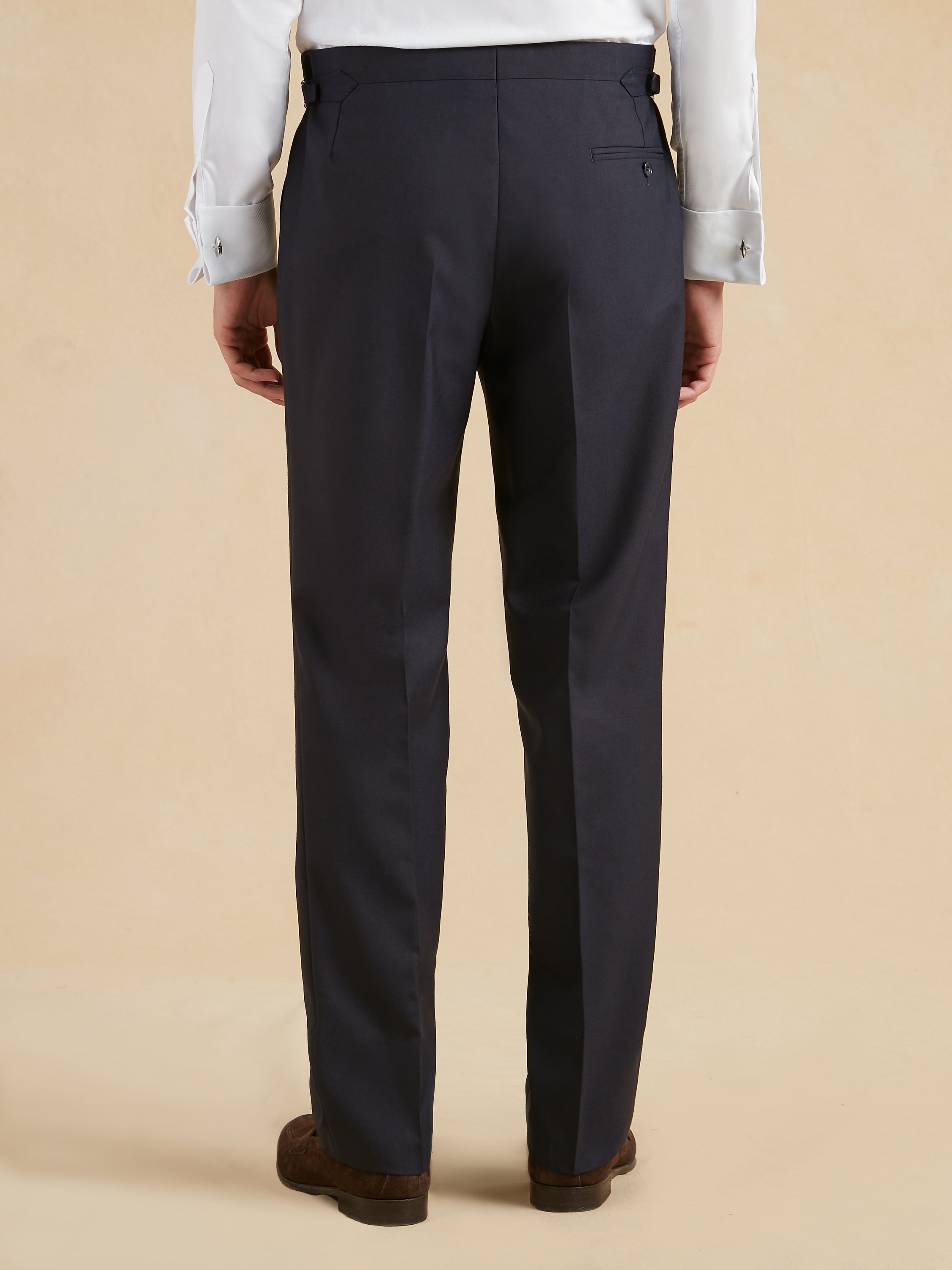 Eaton Classic Fit Suit - Navy Plain Weave Lightweight Wool