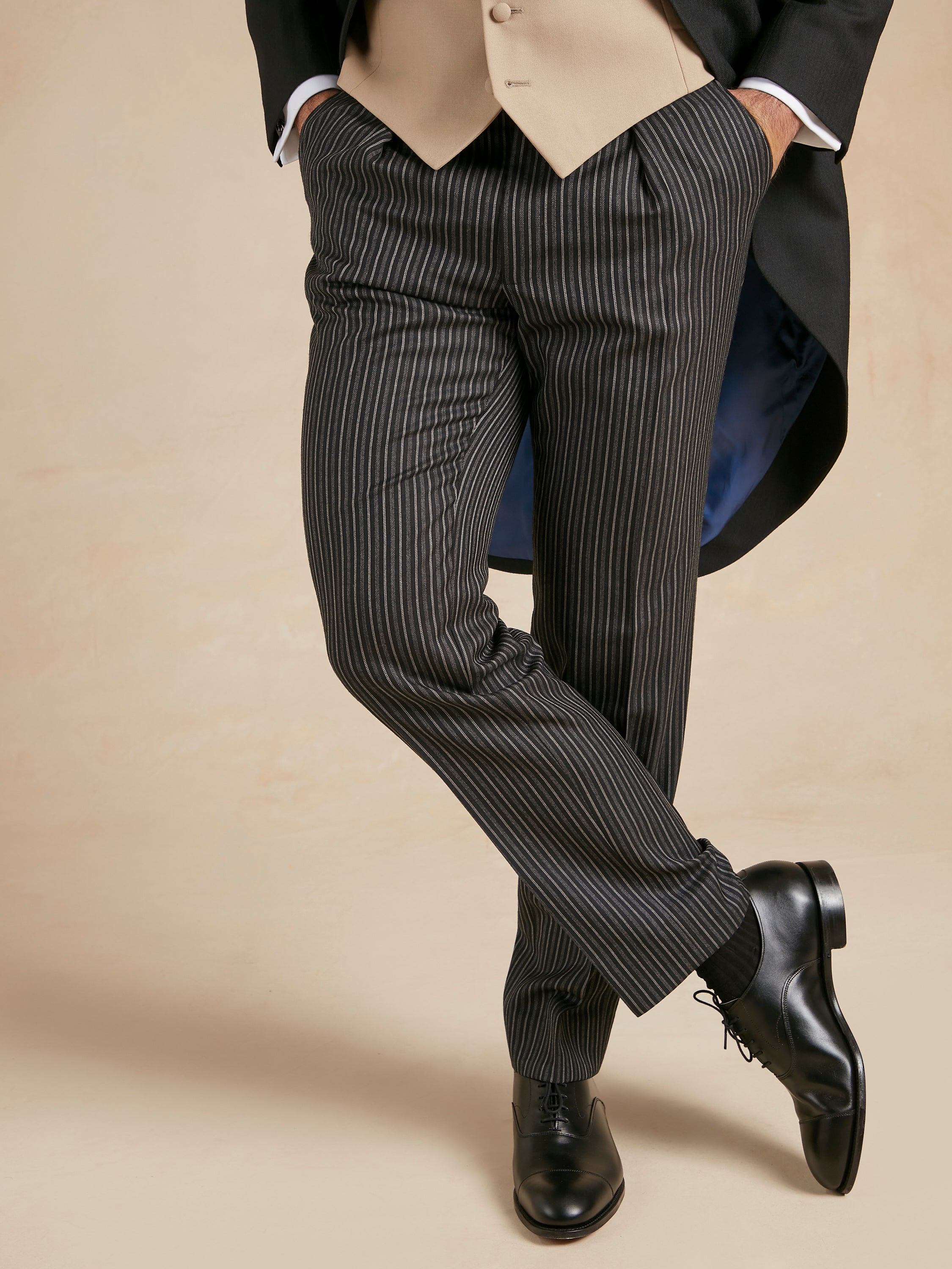 Morning Suit Hire - Morning Coat, Trousers & Single Breasted Waistcoat