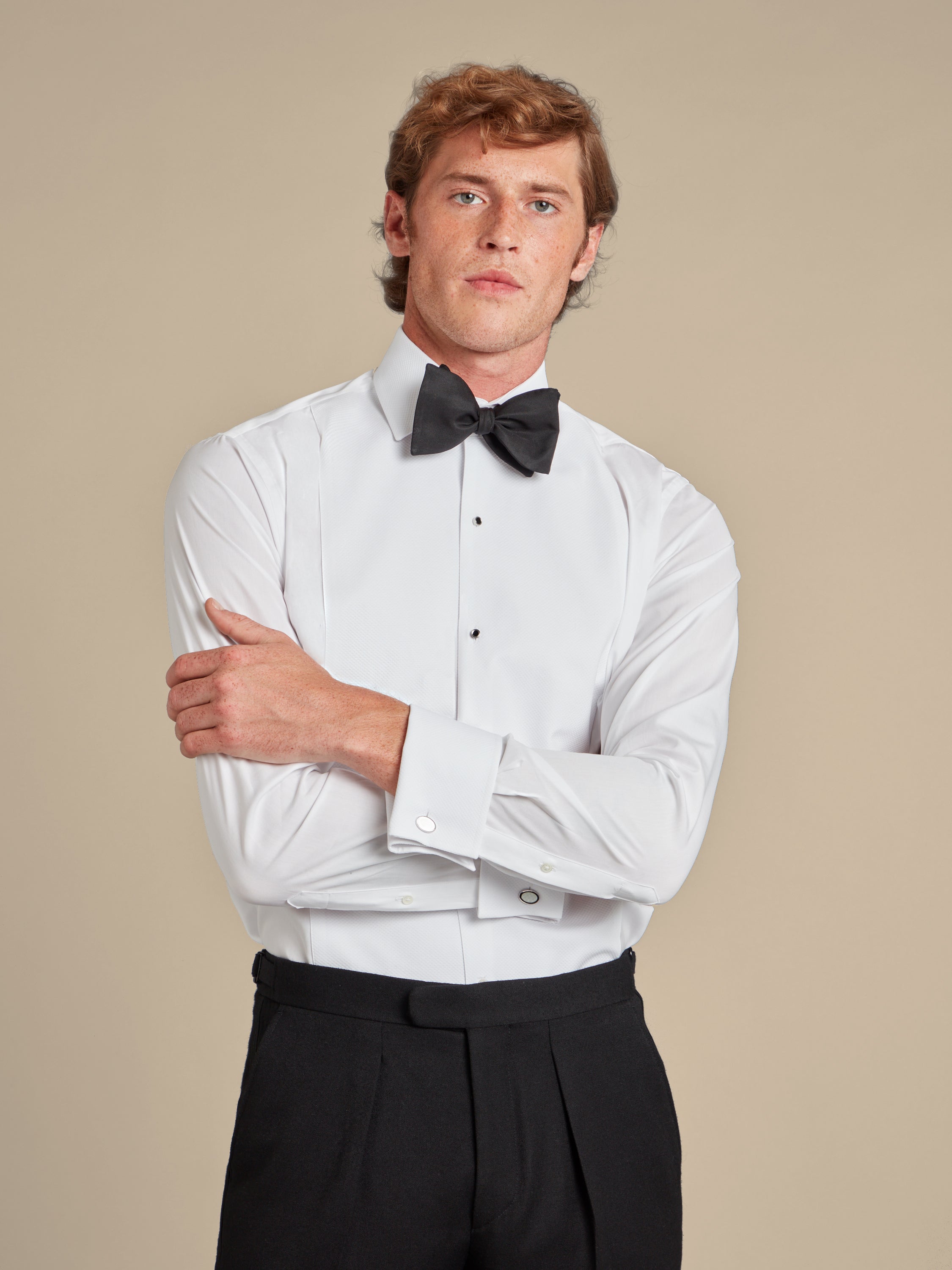 Dress Shirt Hire - White Marcella Cotton