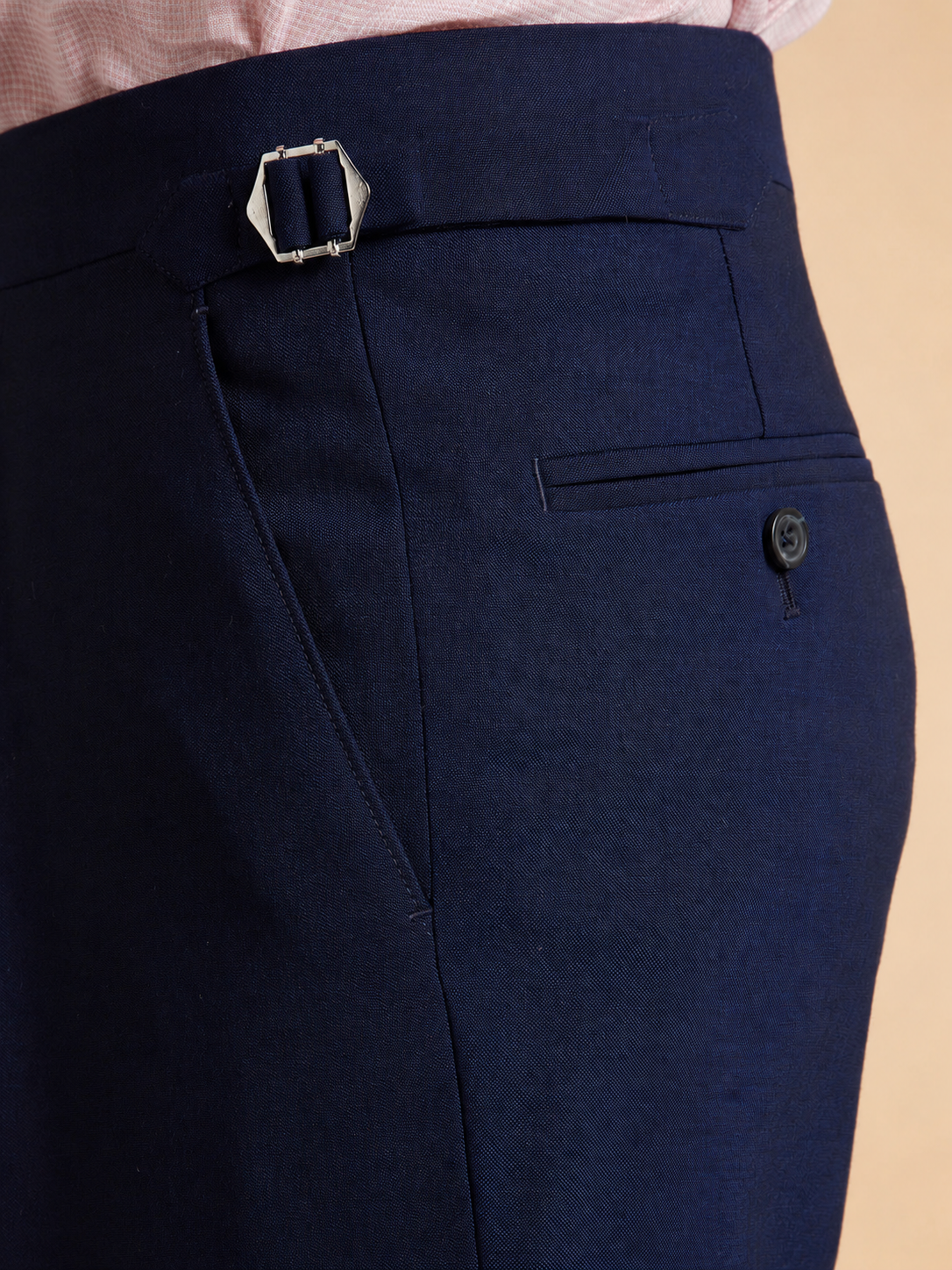 Mayfair Tailored Fit Suit - Navy Fresco Wool