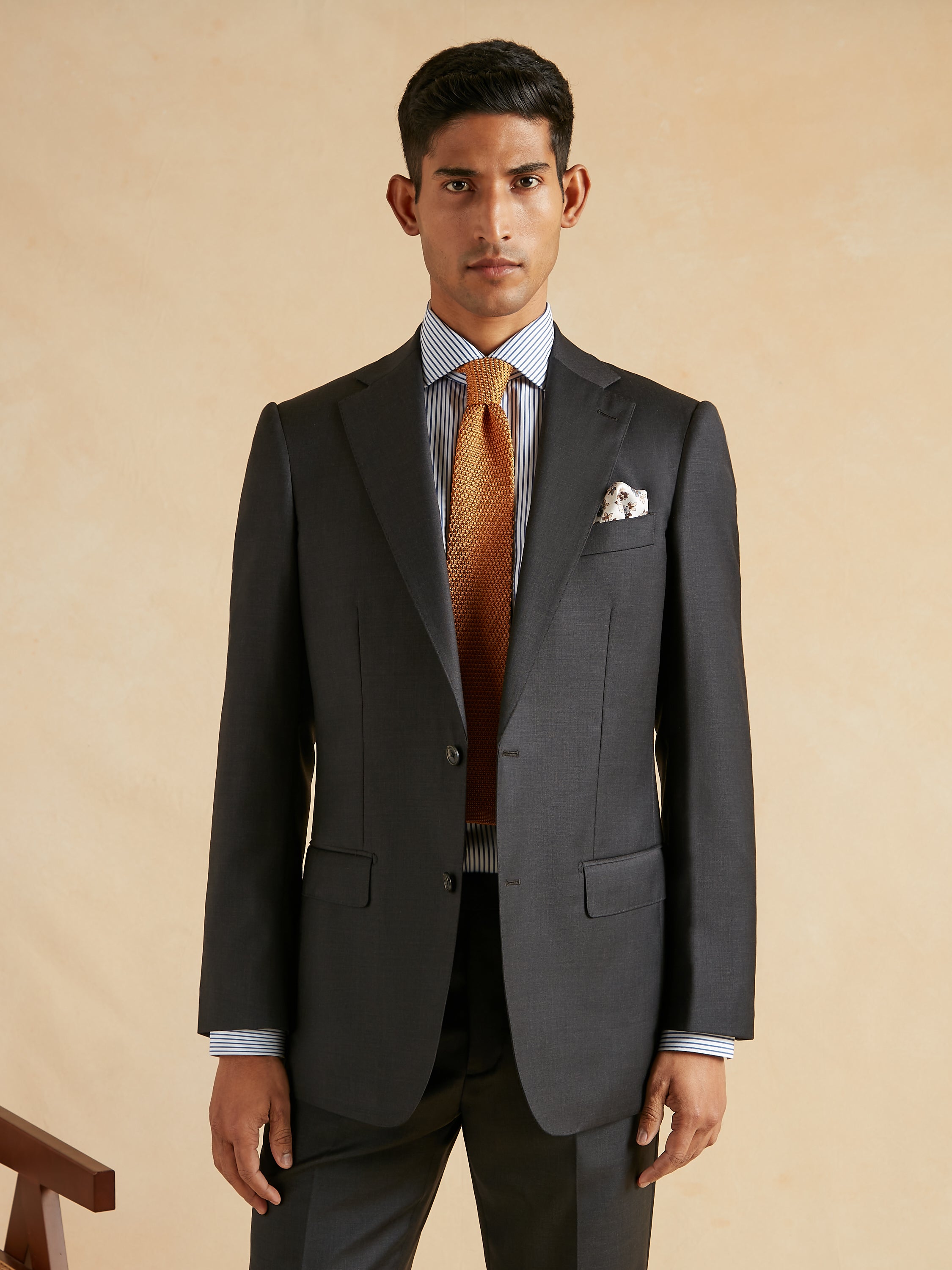 Mayfair Tailored Fit Suit - Charcoal Wool