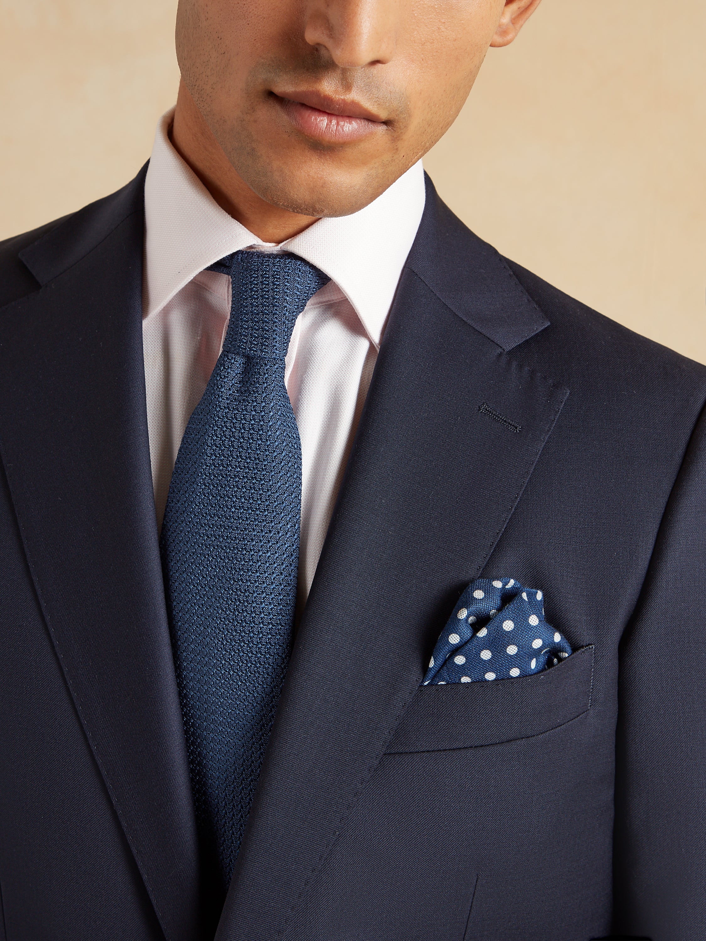 Mayfair Tailored Fit Suit - Navy Wool