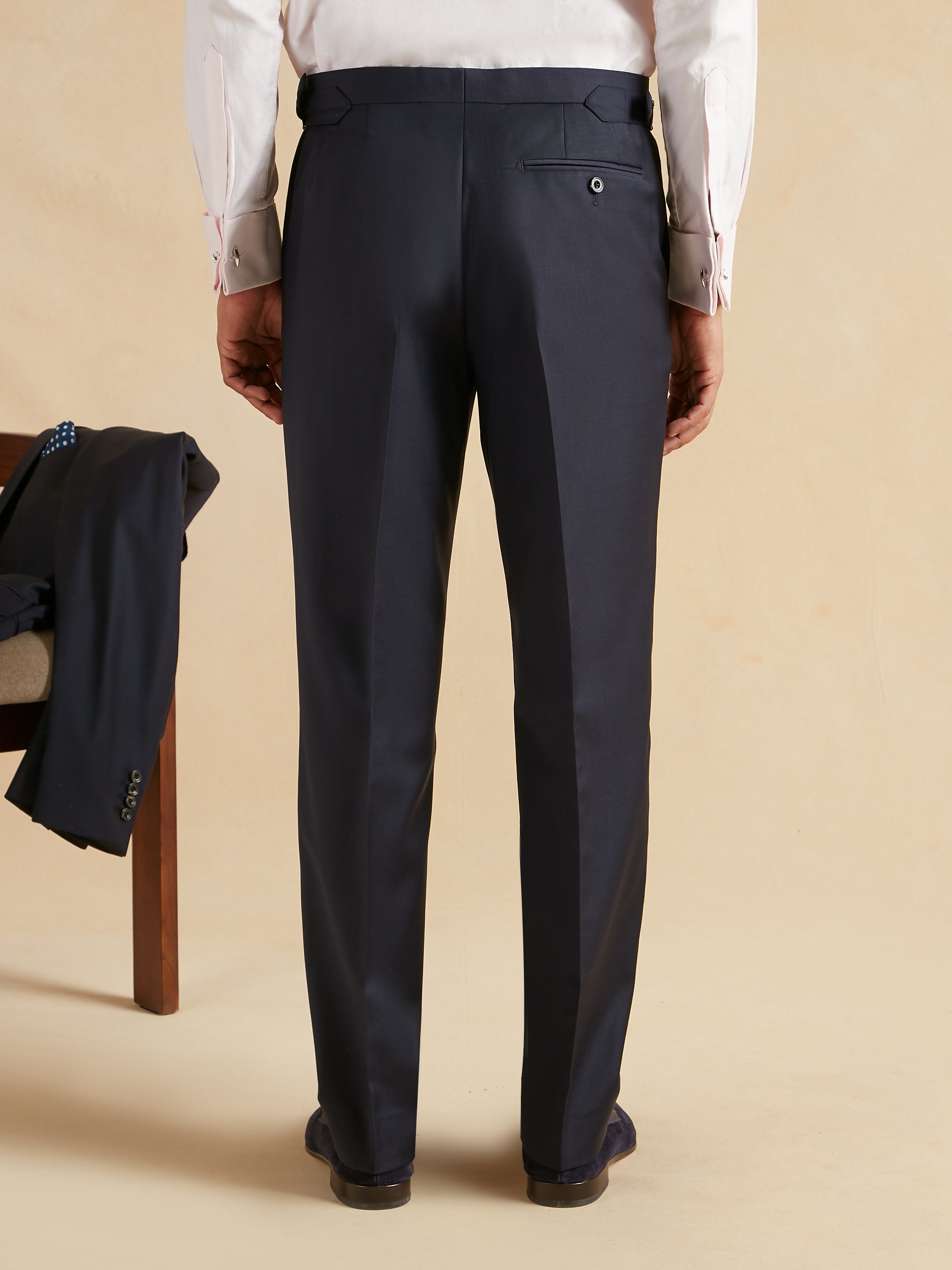 Mayfair Tailored Fit Suit - Navy Wool