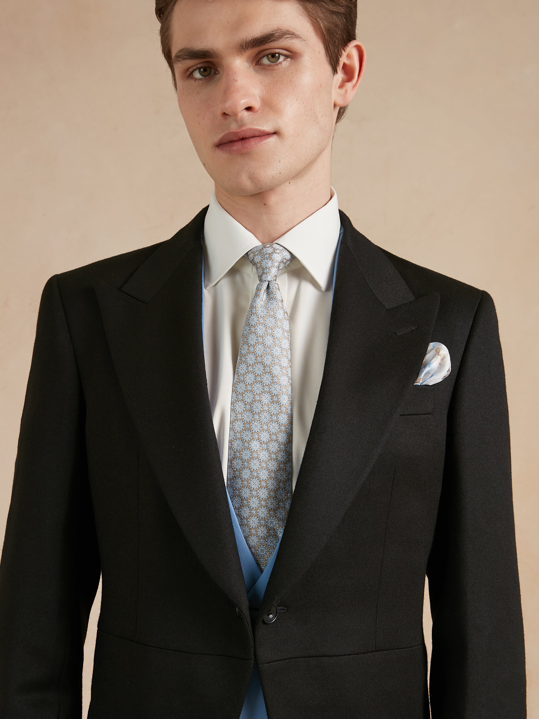 Morning Coat - Black Barathea