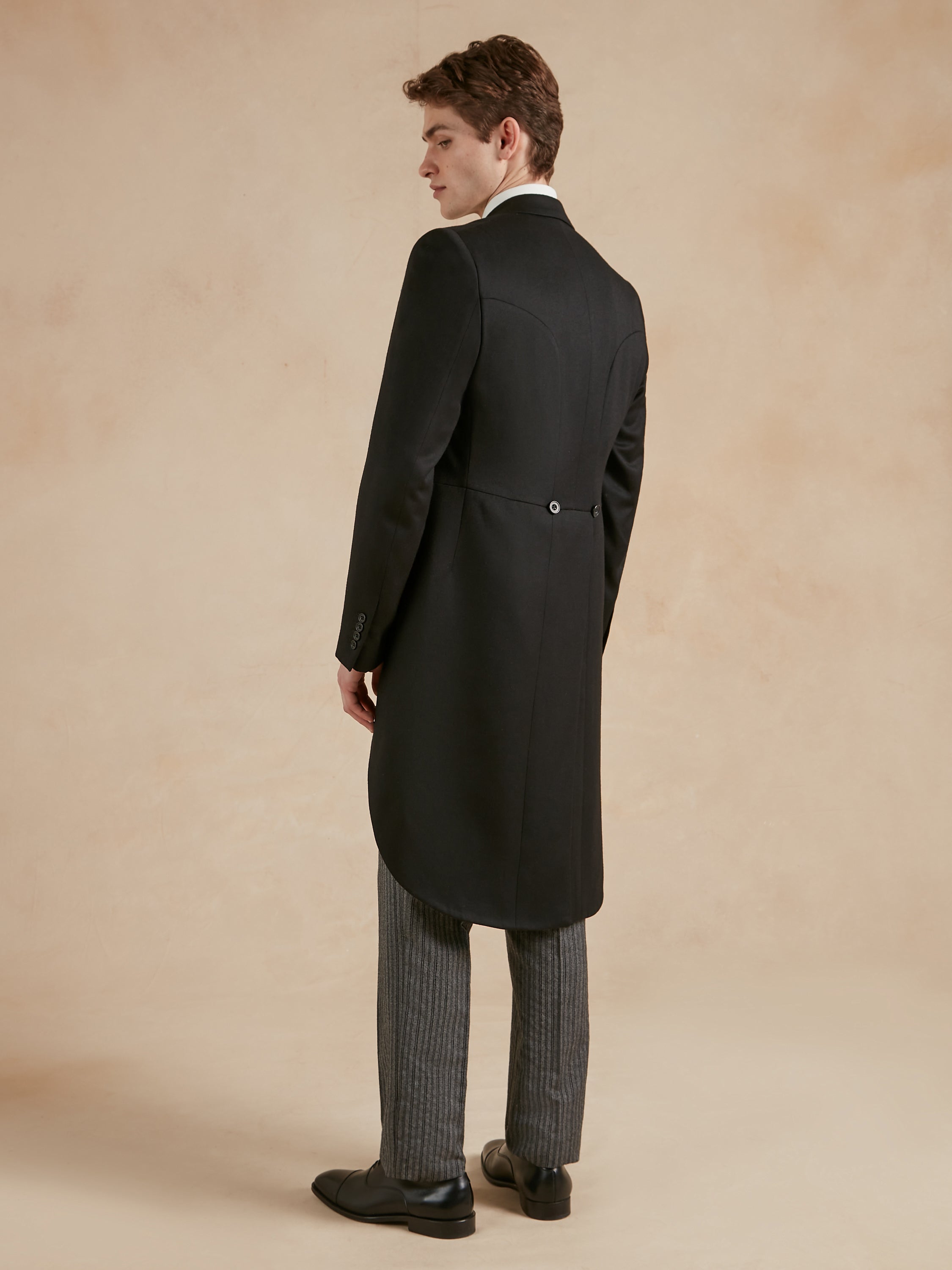 Morning Coat - Black Barathea