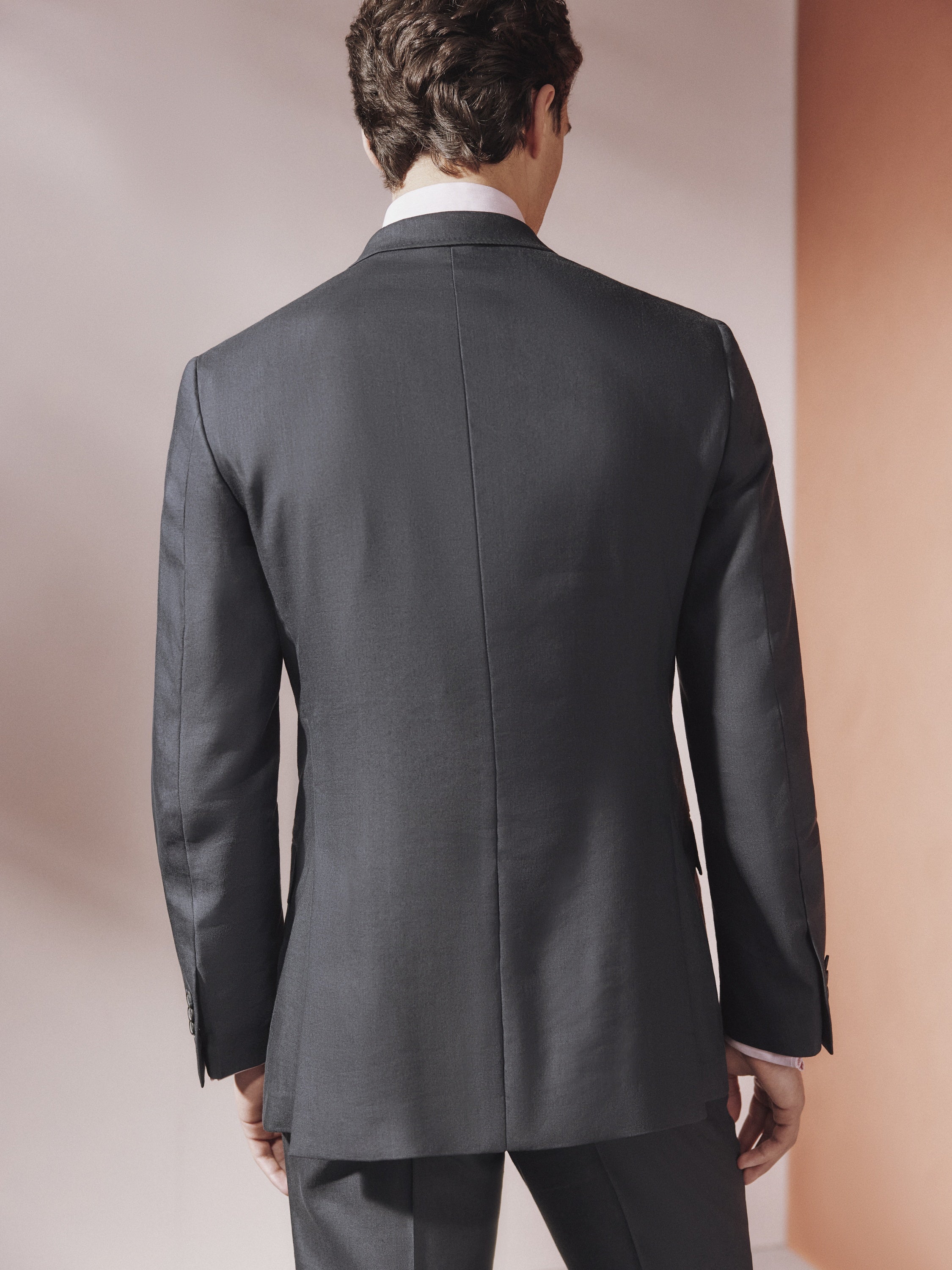 Deconstructed Suit Drago Linen and Wool - Navy