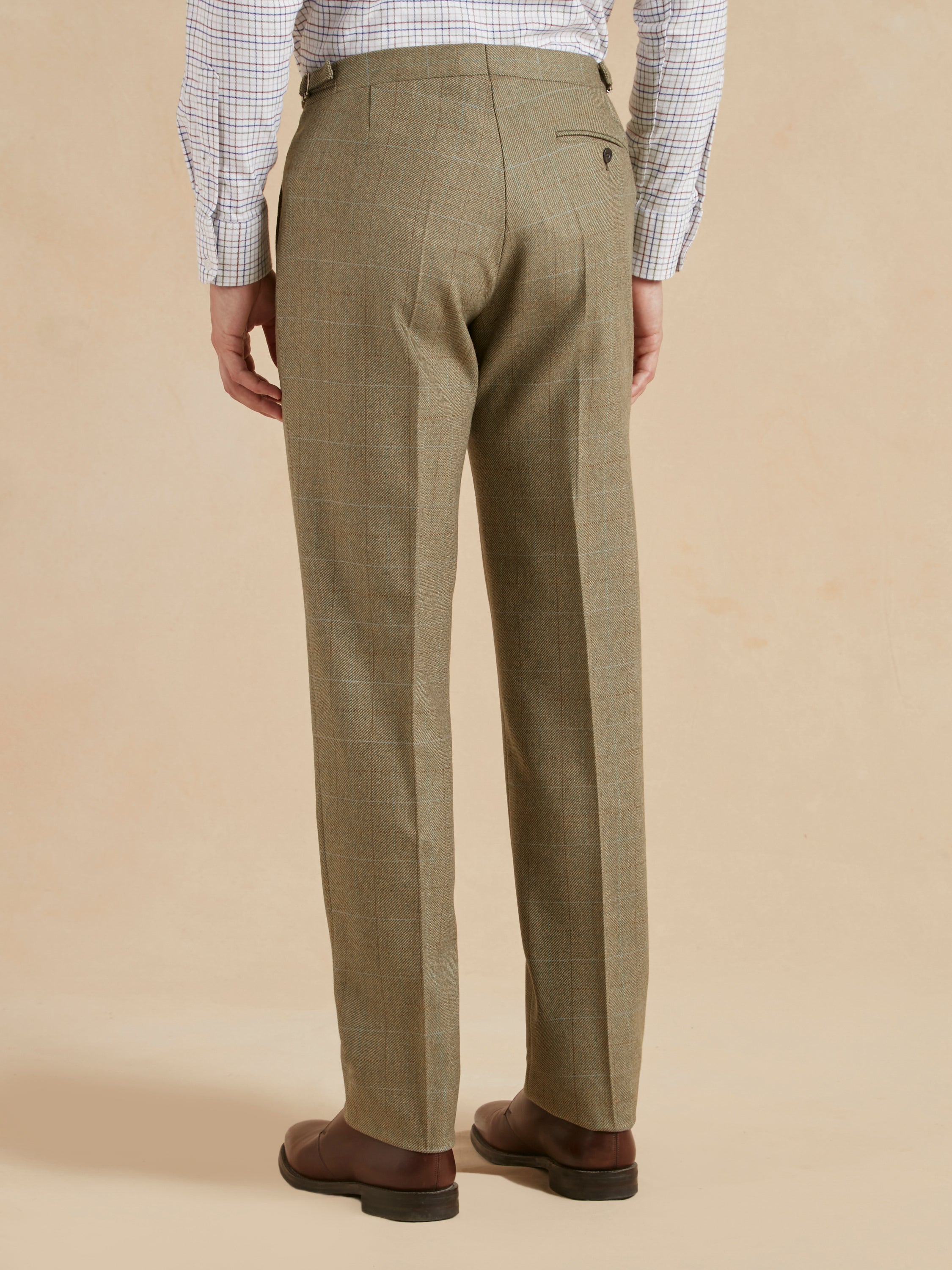 Pleated Trousers - Ayr Tweed