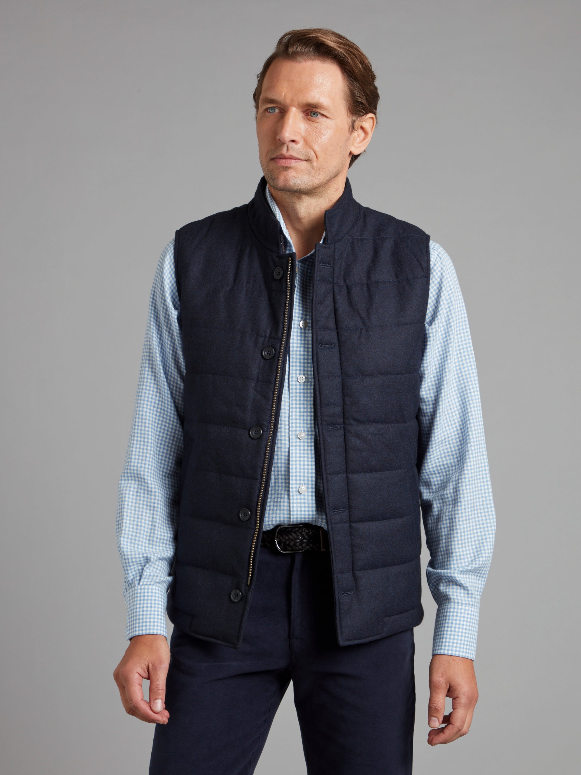 Quilted Gilet Wool