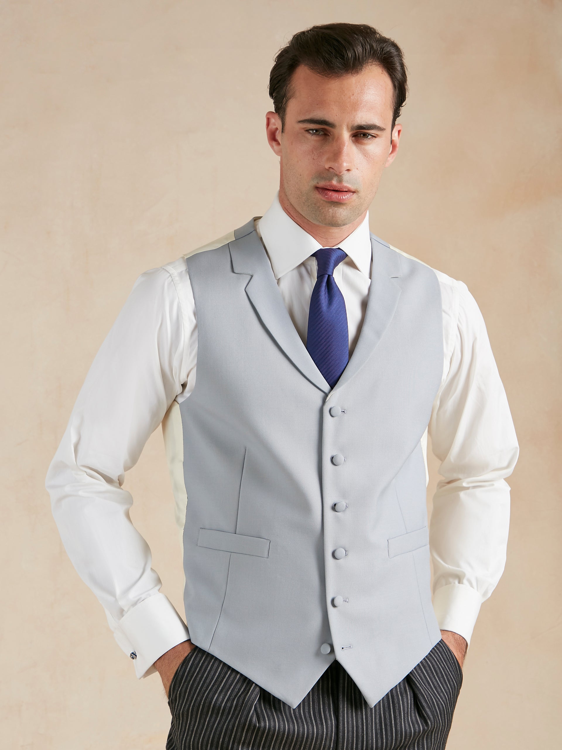 Single Breasted Wool Waistcoat