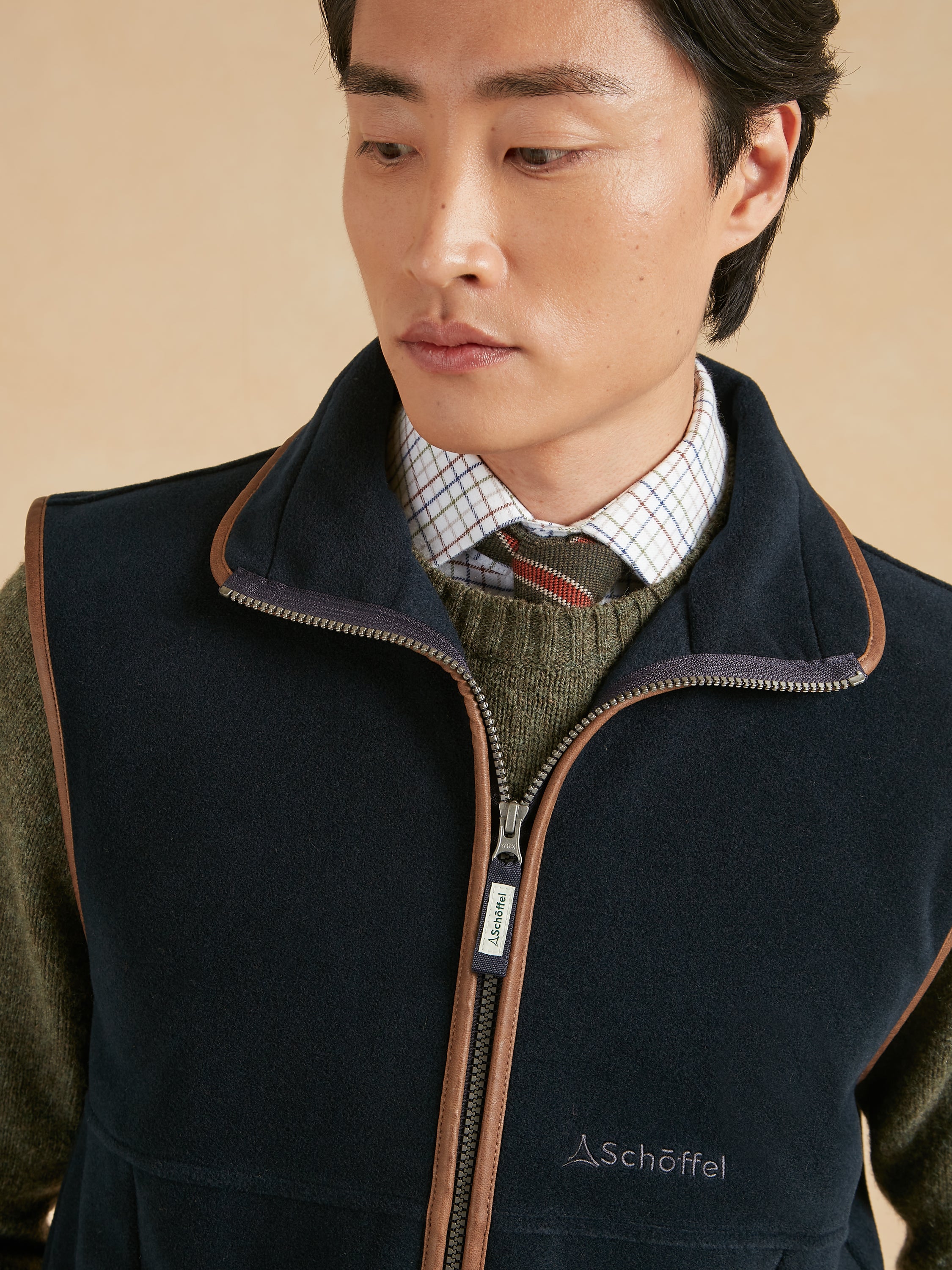 Schoffel Oakham Fleece Gilet - Navy